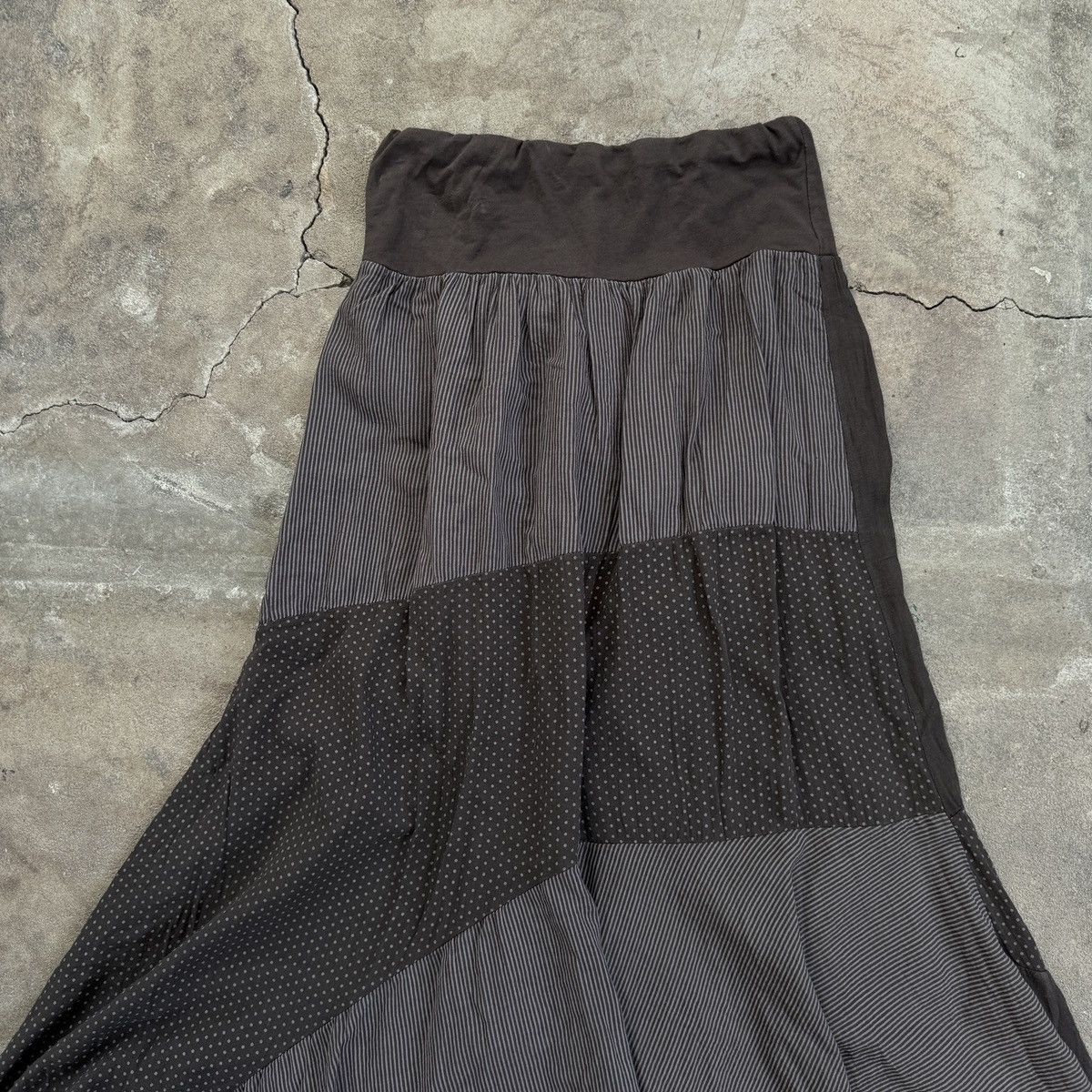 Japanese Brand Vintage Japanese Pocket Maxi Skirt Size 25" / US 0 / IT 36 - 4 Thumbnail