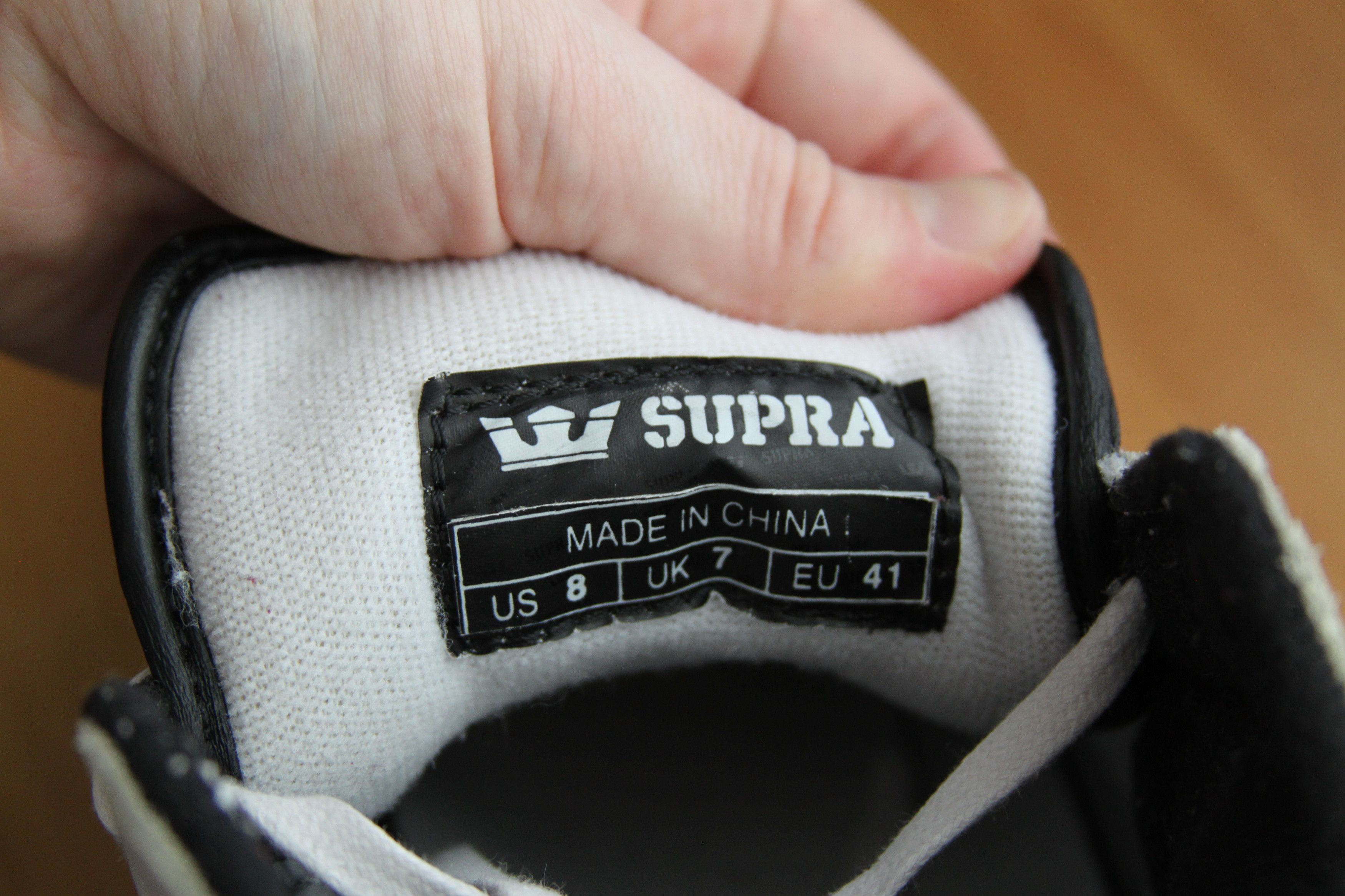 Supra Supra Indy in White/Black - Size 8 Size US 8 / EU 41 - 8 Thumbnail