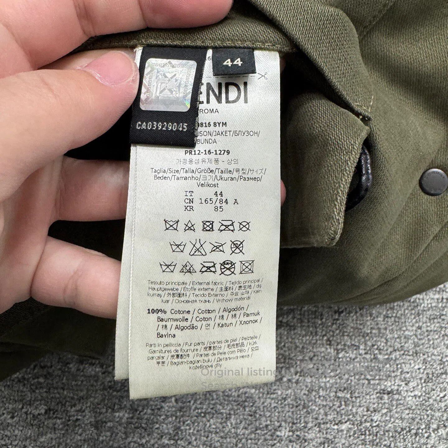 Fendi FENDI Sheepskin patchwork jacket| Size US XS / EU 42 / 0 - 4 Thumbnail