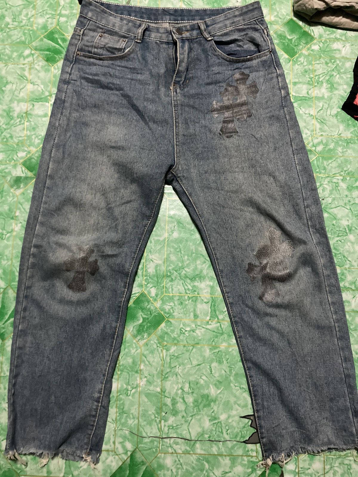 Japanese Brand × Jean Vintage Jeans Falmer Meritage Pattern Chrome Hand Size US 30 / EU 46 - 2 Thumbnail