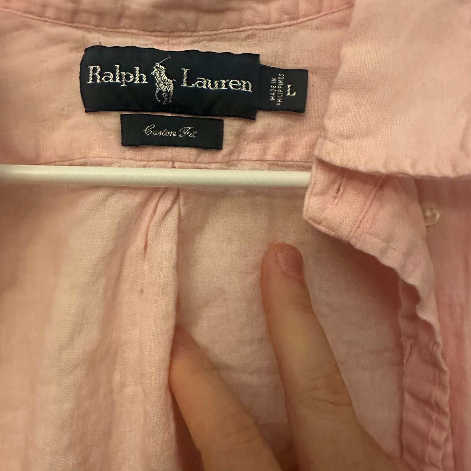 Ralph Lauren Raulph Lauren pink dress shirt men’s L Size US L / EU 52-54 / 3 - 2 Thumbnail