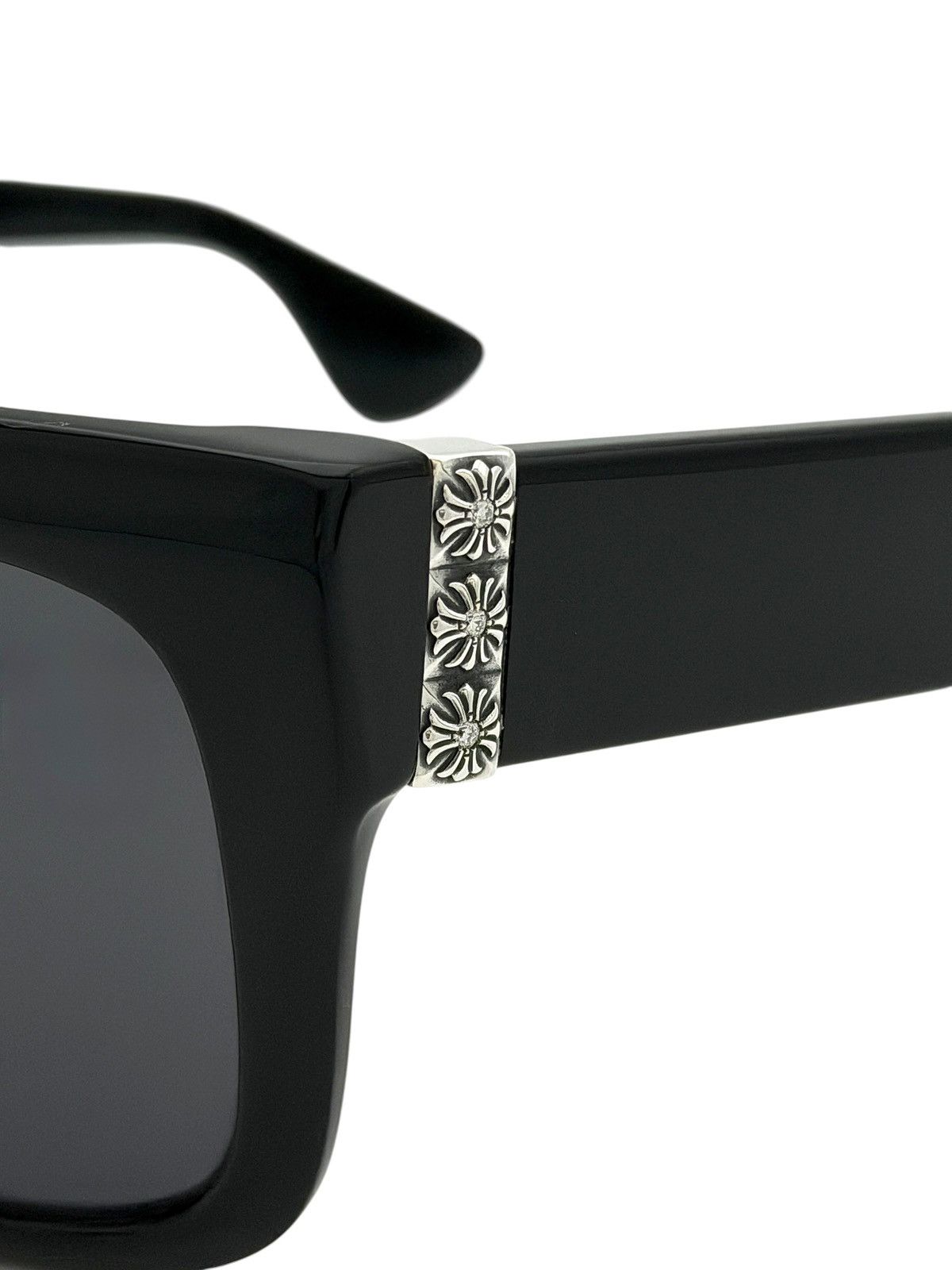 Chrome Hearts Factory Diamond Chrome Hearts "SLHORE" Sunglasses Size ONE SIZE - 2 Thumbnail