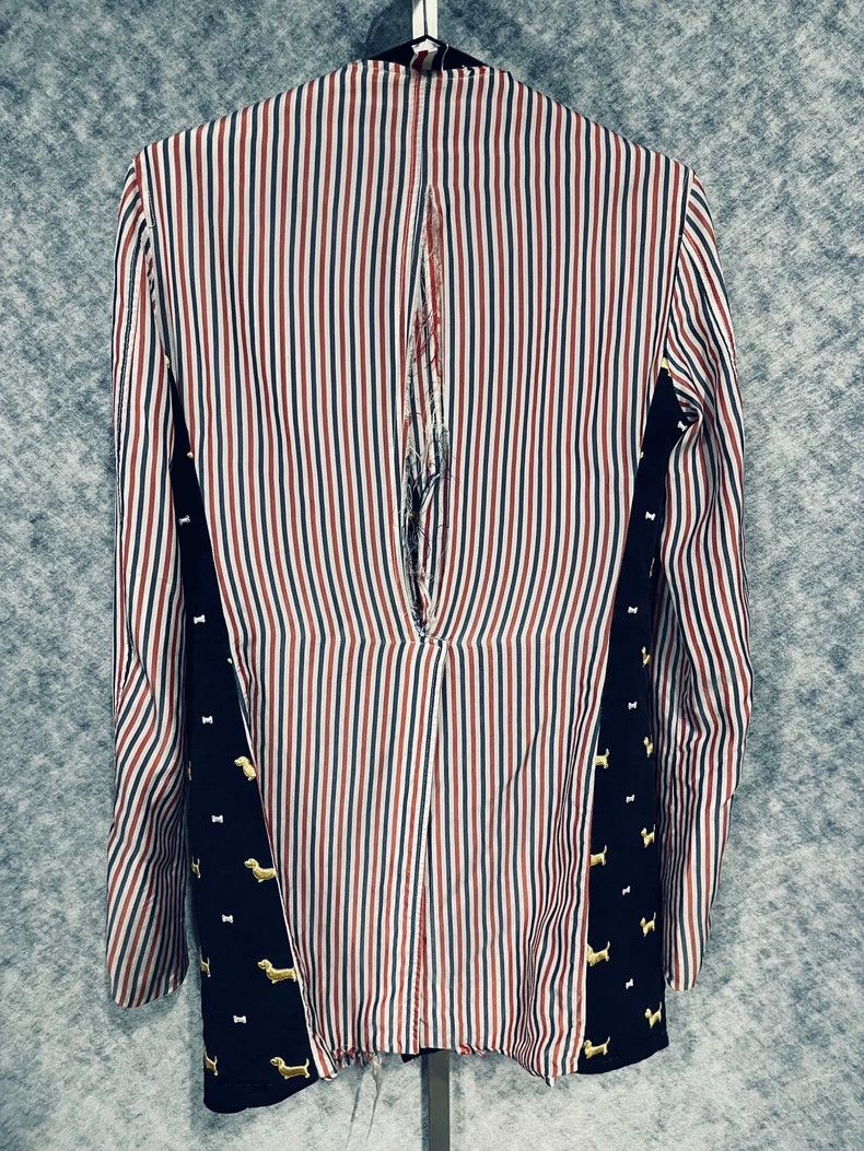 Thom Browne Thom Browne size0 Dog embroidery coat Size 34S - 3 Thumbnail