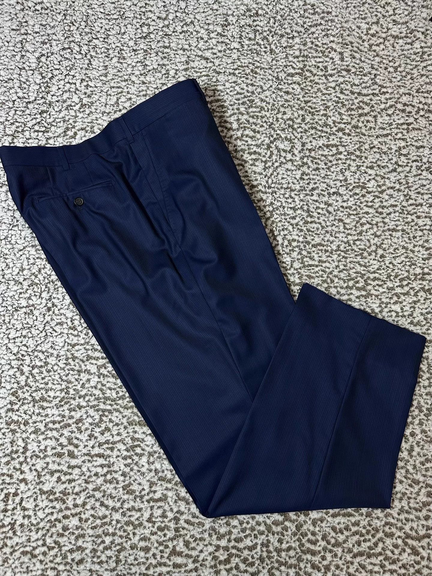 Ermenegildo Zegna Zegna XXX handmade 120s Navy Suit 56 Size 54R - 7 Thumbnail