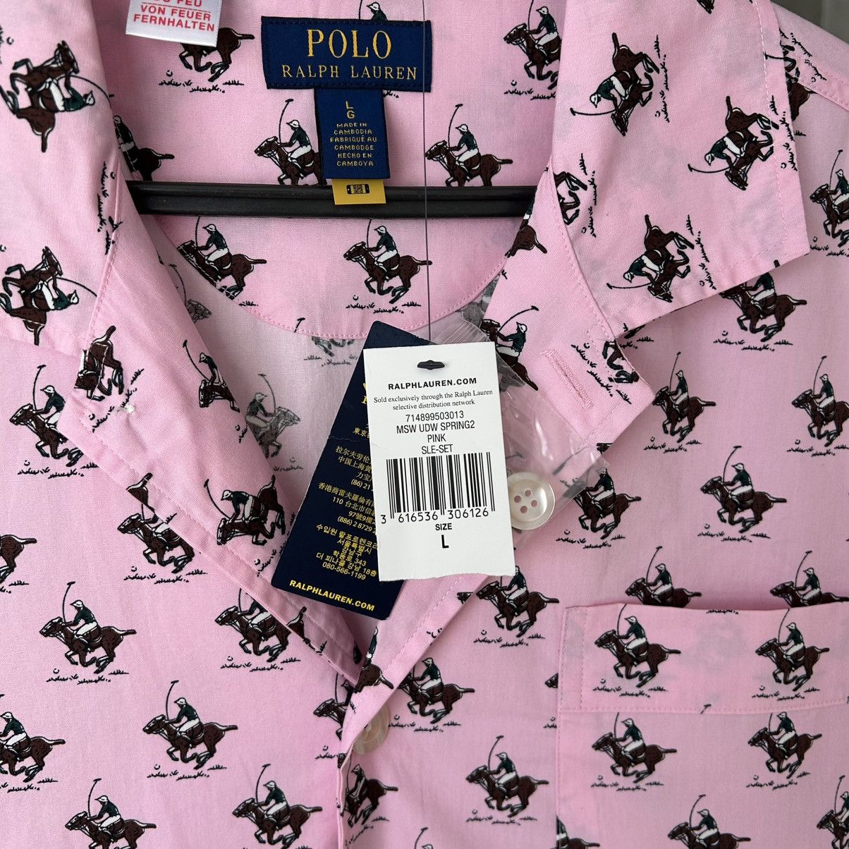 Polo Ralph Lauren NWT! Polo Ralph Lauren Monogramm Pyjama Sleepwear Set Size US L / EU 52-54 / 3 - 6 Thumbnail