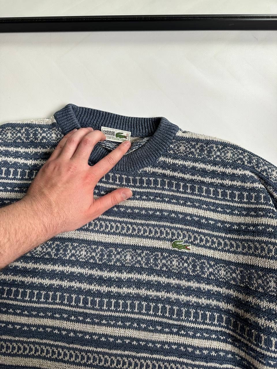 Lacoste 90s Vintage Lacoste Knite Sweater Size US XL / EU 56 / 4 - 5 Thumbnail
