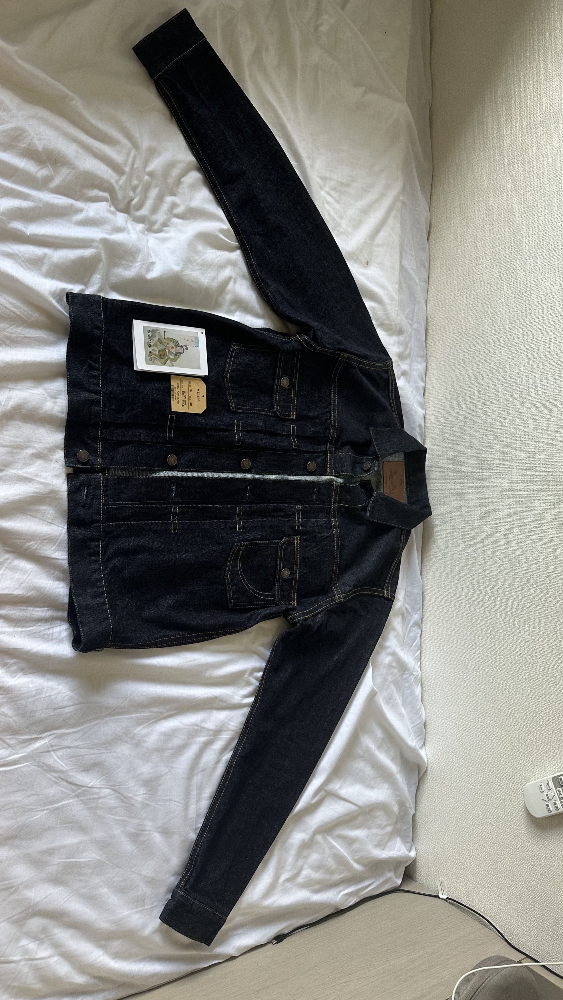 Momotaro Jeans Momotaro Jeans 14.7oz Deep Double Pocket Denim Jacket Size US XXS / EU 40 - 2 Thumbnail