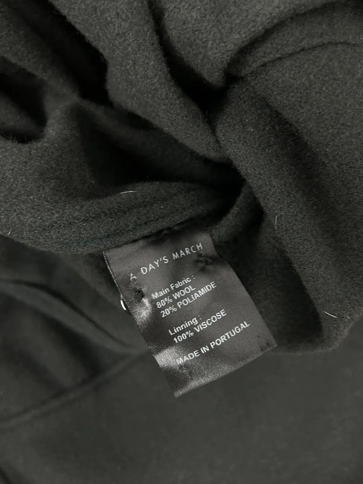 A Day's March A Day's March Wool Overshirt With 2 Pockets In Black Size US L / EU 52-54 / 3 - 7 Thumbnail