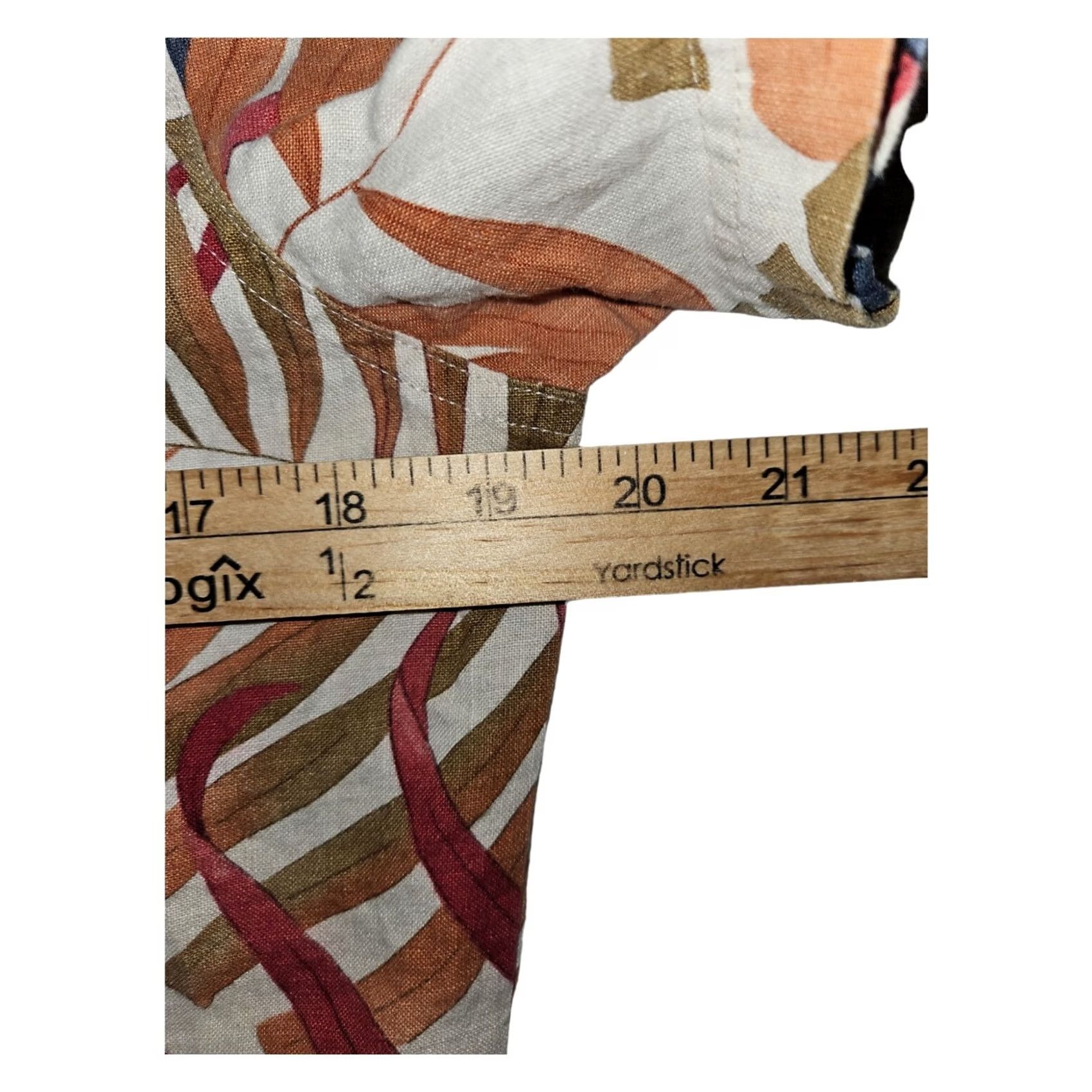 Vintage VINTAGE Caribbean Joe Button-Up Shirt Short Sleeve Women's Medium 100% Linen Vacation White Floral Hawaiian Tropical Mock Size M / US 6-8 / IT 42-44 - 3 Thumbnail