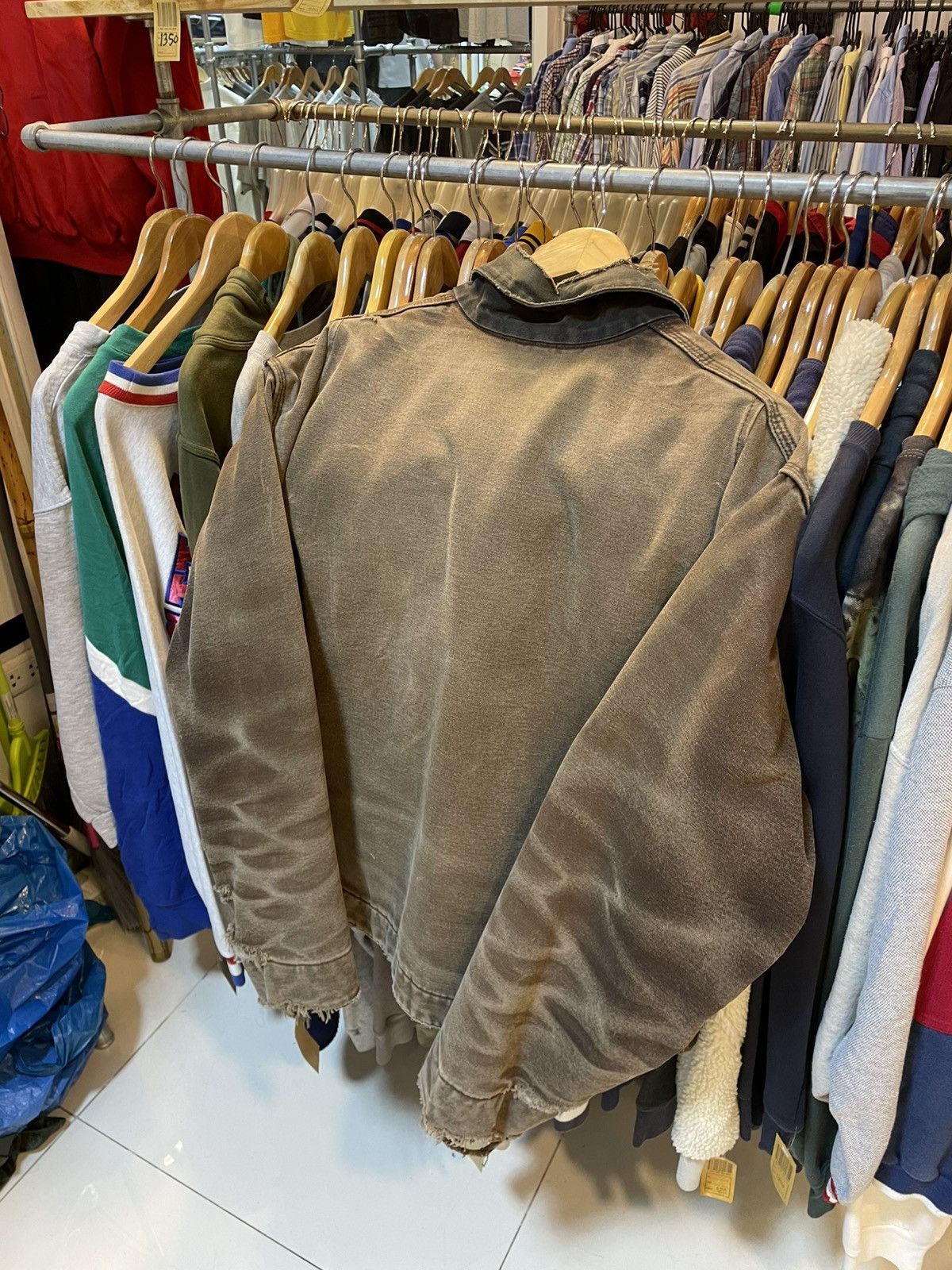 Carhartt Vintage Carhartt Detroit Jacket Dark Brown Size US L / EU 52-54 / 3 - 3 Thumbnail