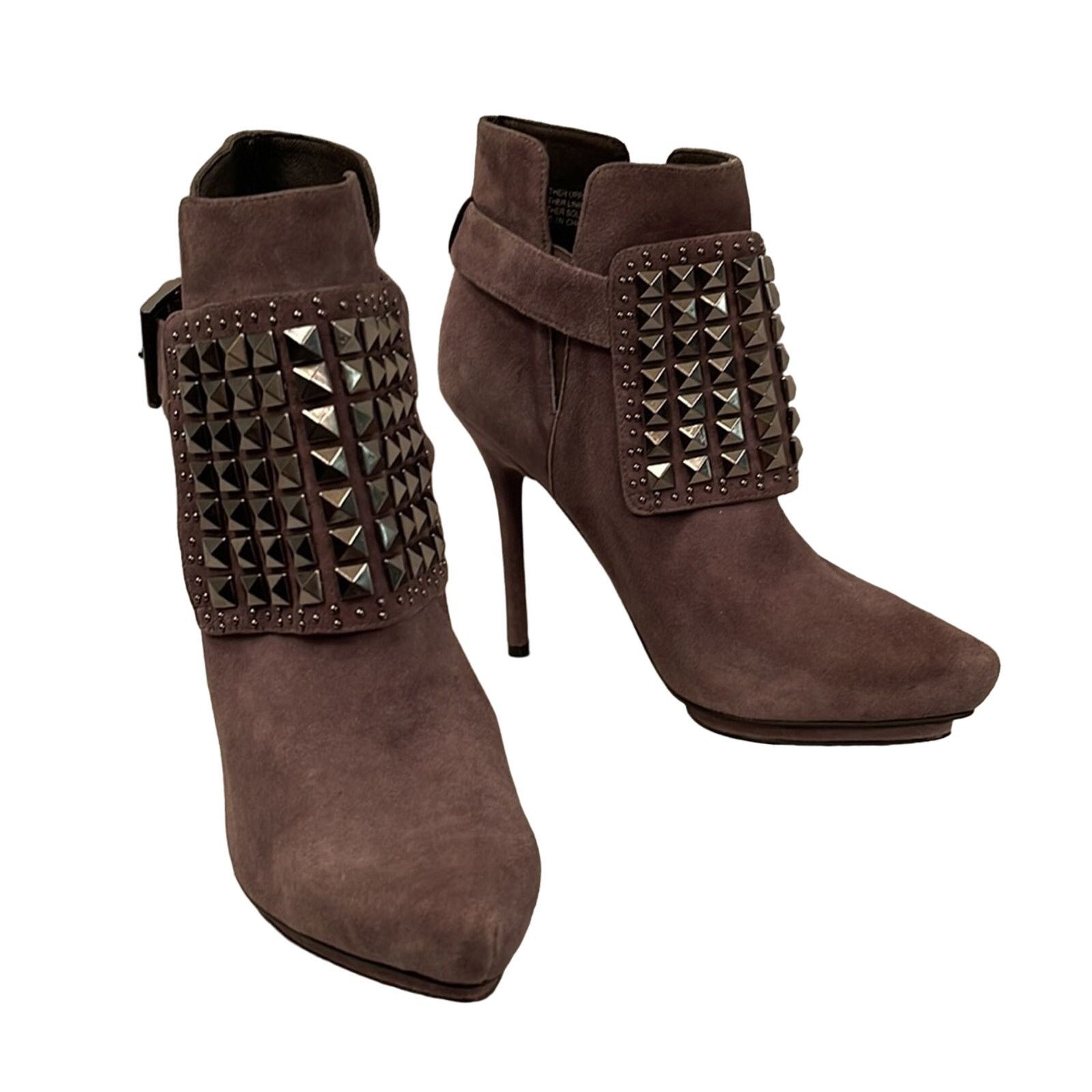 Rock & Republic Rock & Republic Suede Studded Cuff Booties Sz US 7.5 EU 38 Size US 7.5 / IT 37.5 - 5 Thumbnail