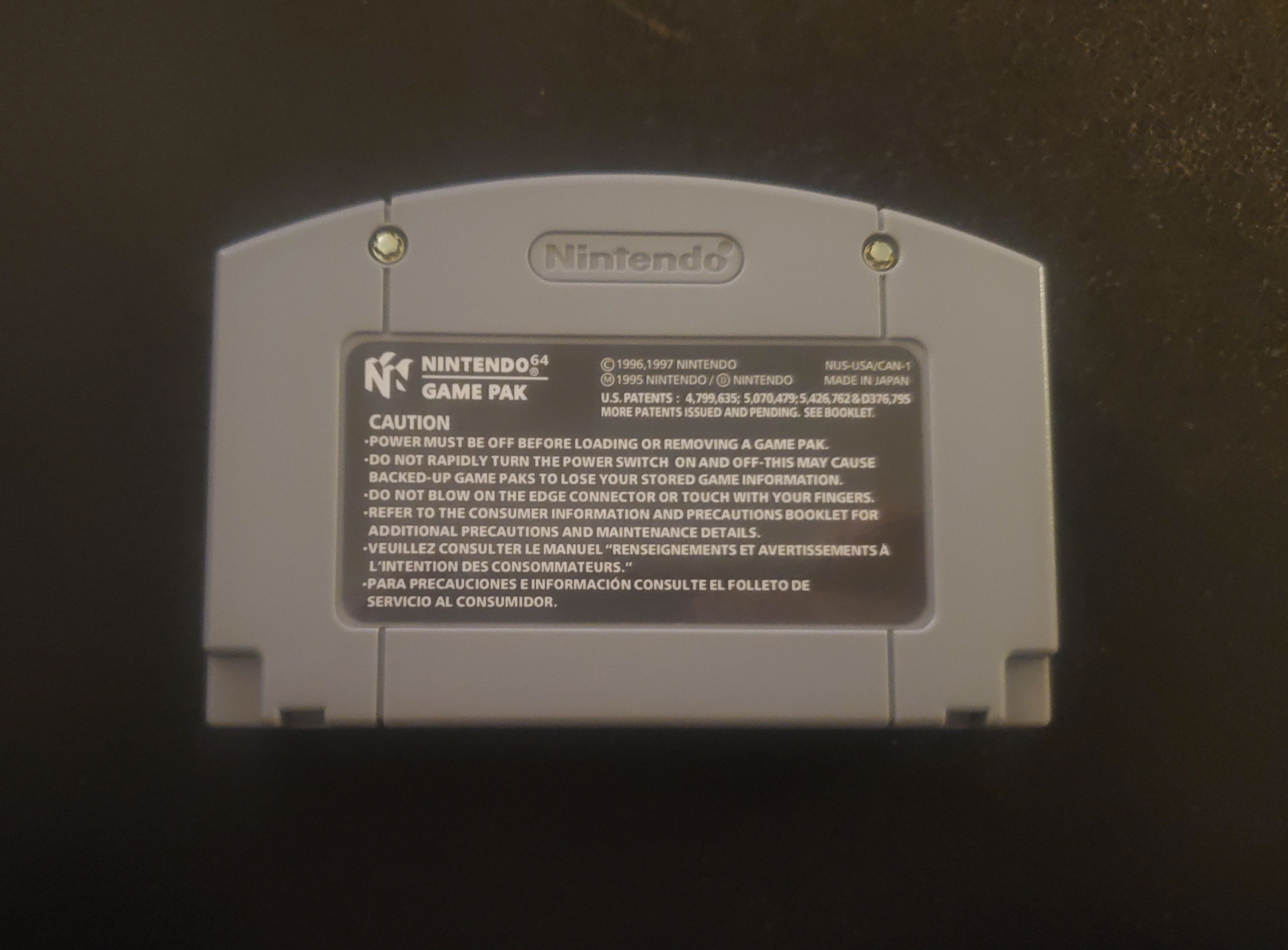 Nintendo 007 The World is Not Enough N64 Nintendo 64 Video Game Size ONE SIZE - 11 Thumbnail