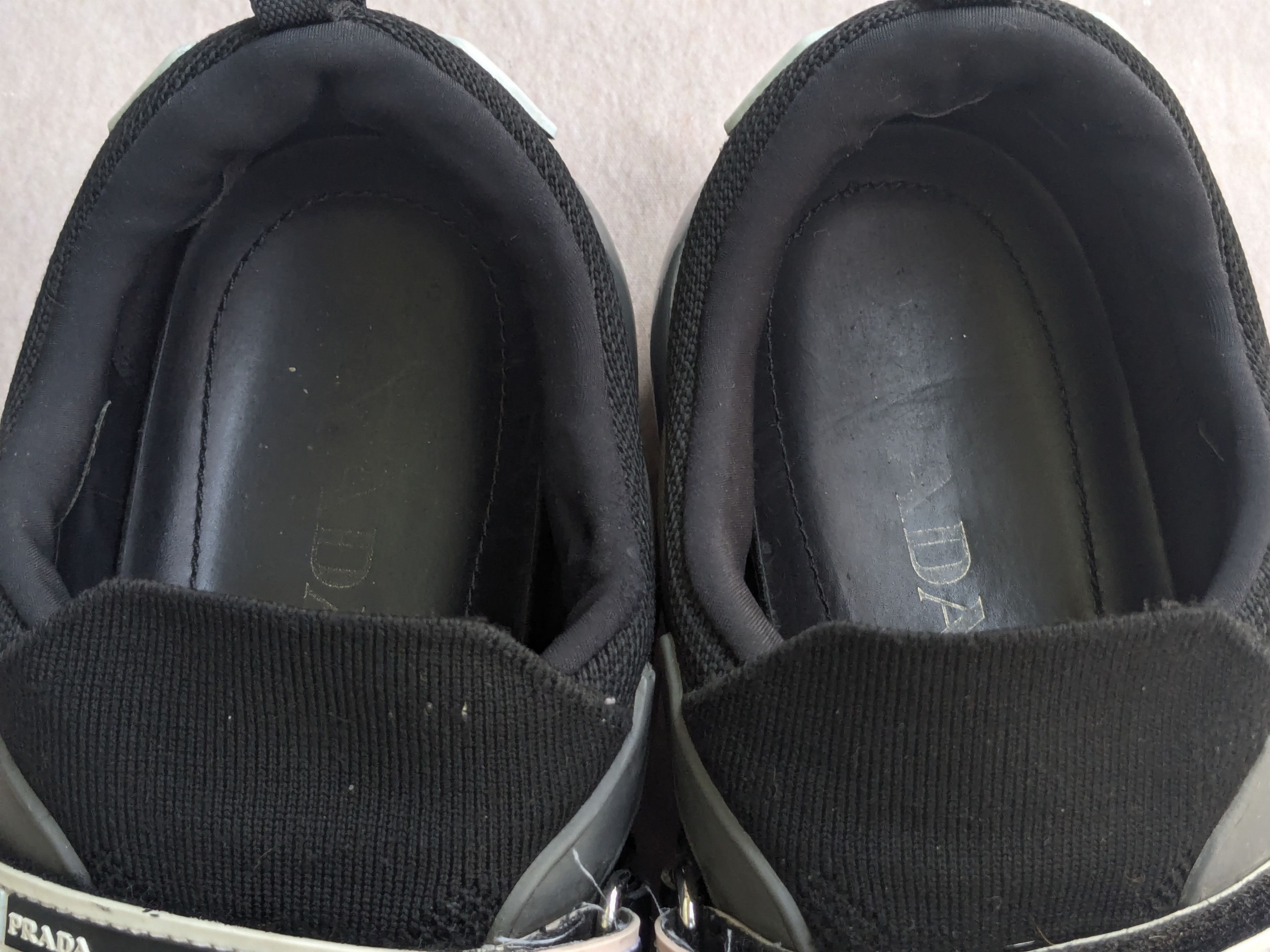Prada Prada Cloudbust Sneakers Black Gray 9 2OG064 Size US 9 / EU 42 - 7 Thumbnail
