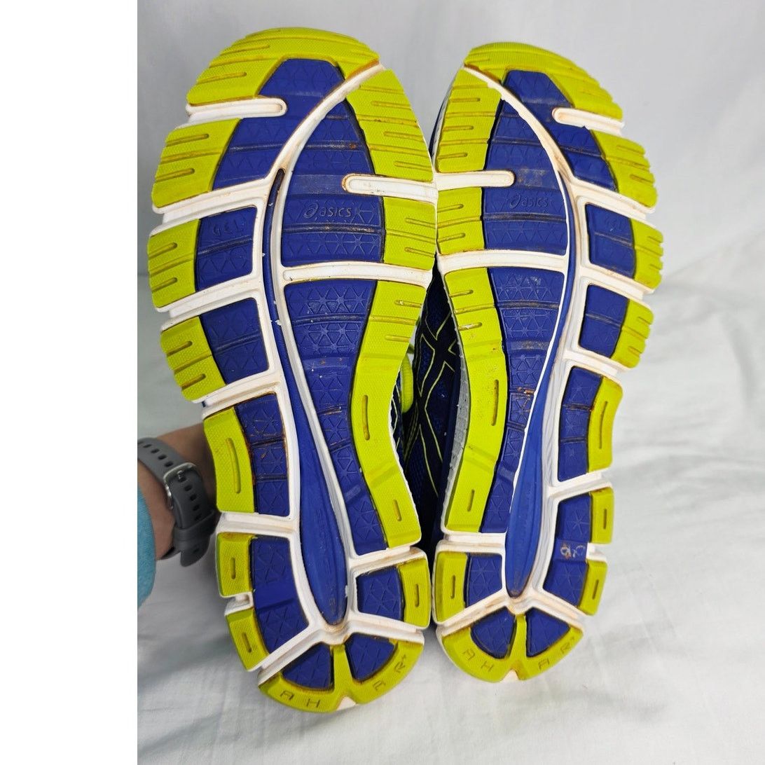 Asics Asics Blue Lime Running Shoes Men's Athletic Trainer Sneaker Size US 8.5 / EU 41-42 - 10 Thumbnail