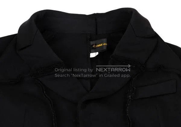 Comme des Garcons Comme Des Garcons Black vintage design jacket Size S / US 4 / IT 40 - 6 Thumbnail