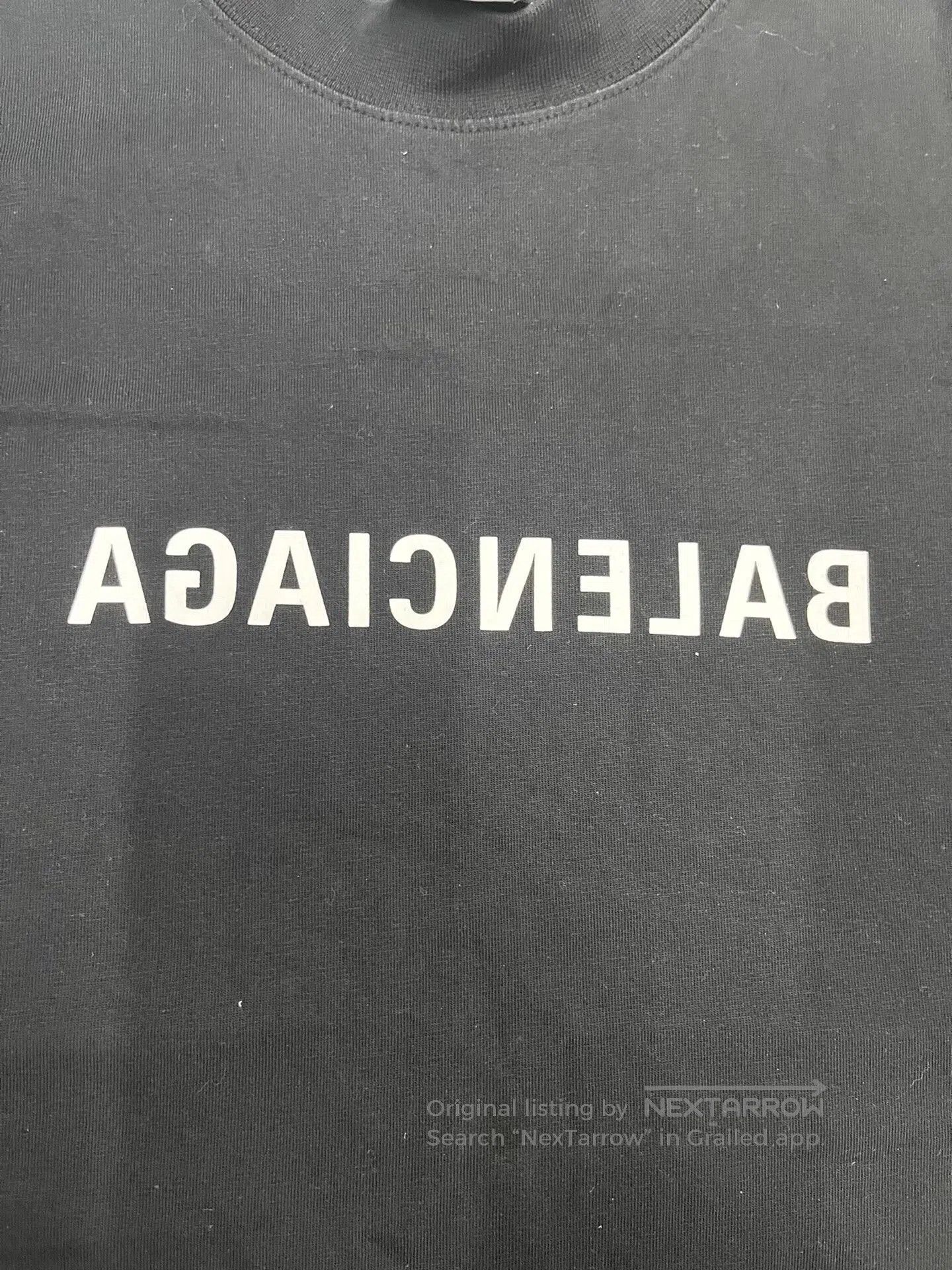 Balenciaga Balenciaga SS22 Logo Print Short Sleeve T-Shirt. Size US XS / EU 42 / 0 - 3 Thumbnail