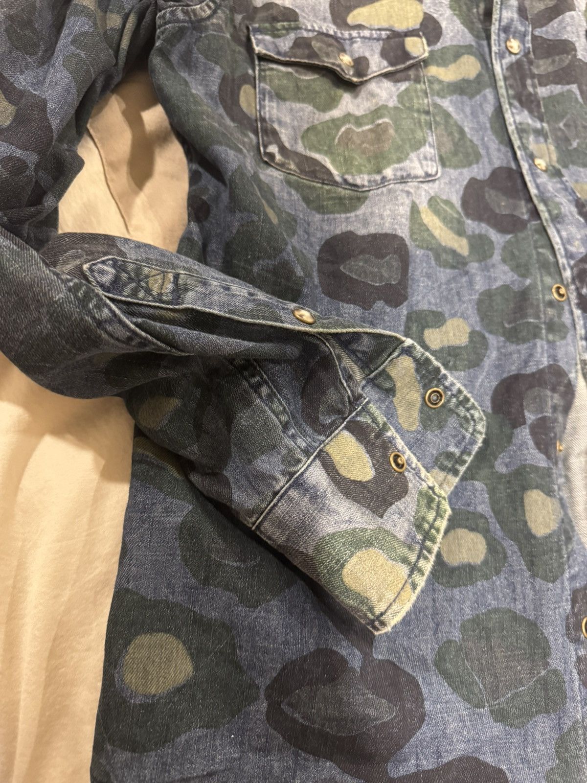 Zanerobe Australian co. Denim camo overshirt. New Size US M / EU 48-50 / 2 - 4 Thumbnail