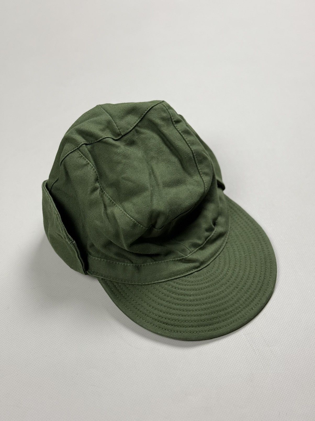 Vintage Vintage Swedish Army Military Earwarmer Flap Ear Cap Hat Size ONE SIZE - 1 Thumbnail