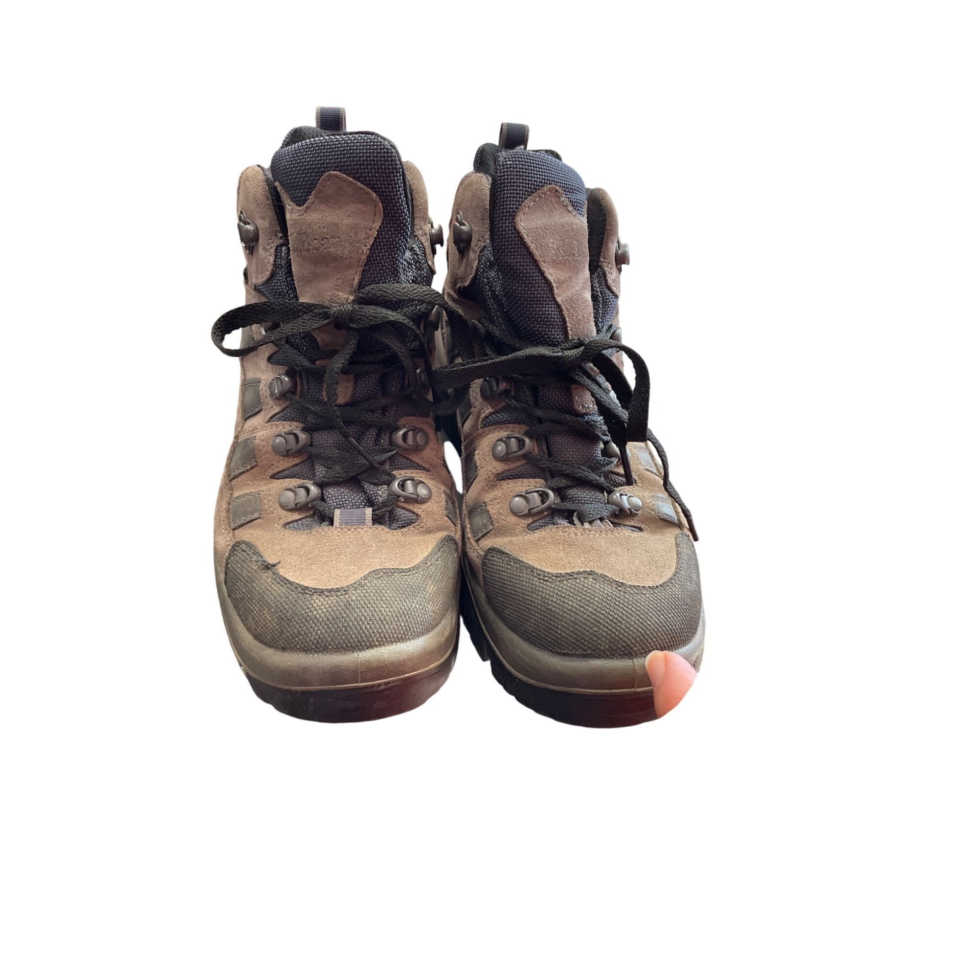L.L. Bean L.L. Bean Gortex Mens gray leather ankle hike boots size 10M Size US 10 / EU 43 - 10 Thumbnail