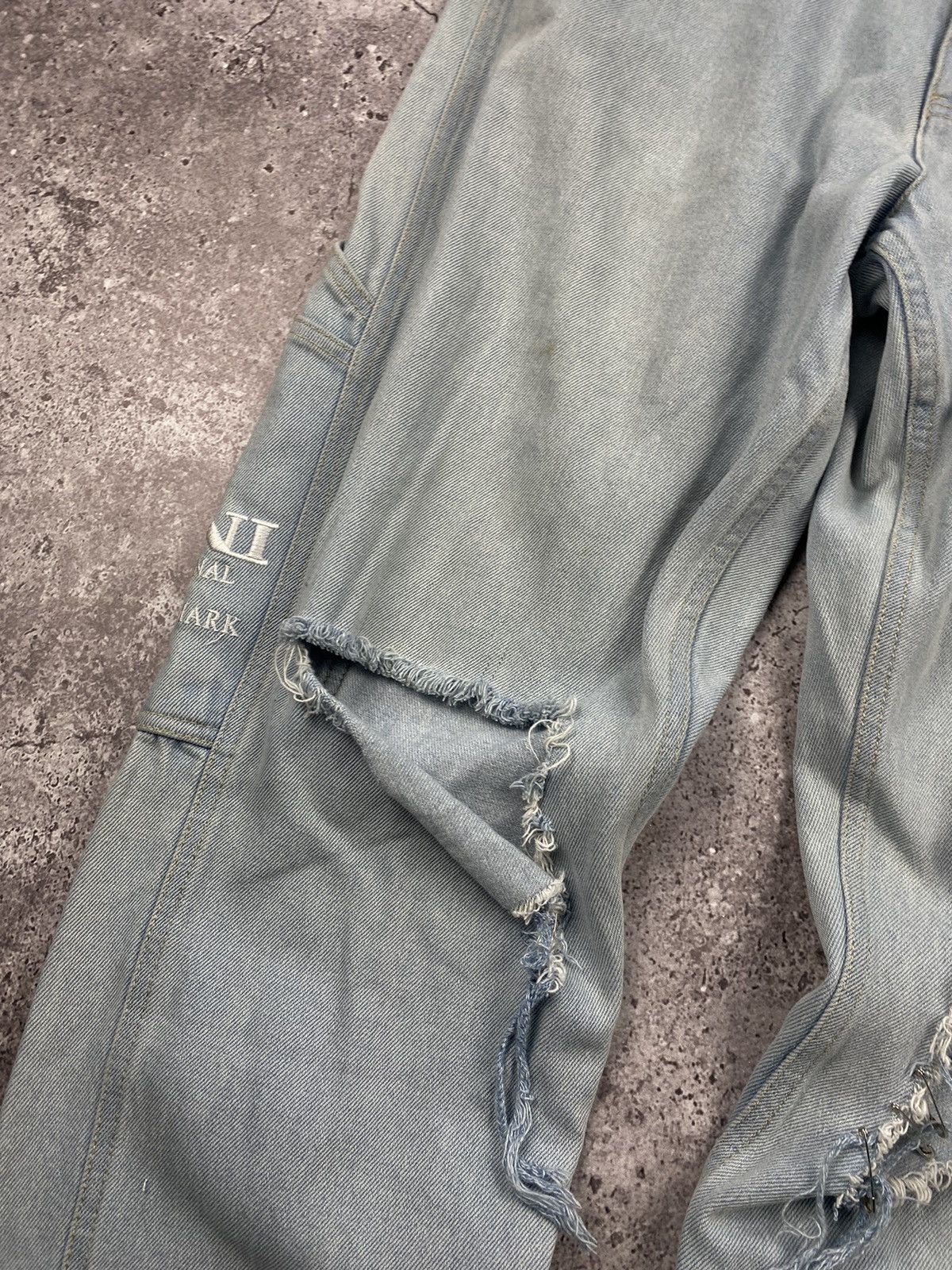 Karl Kani Vintage Karl Kani pants Faded denim thrashed distressed Size US 32 / EU 48 - 5 Thumbnail