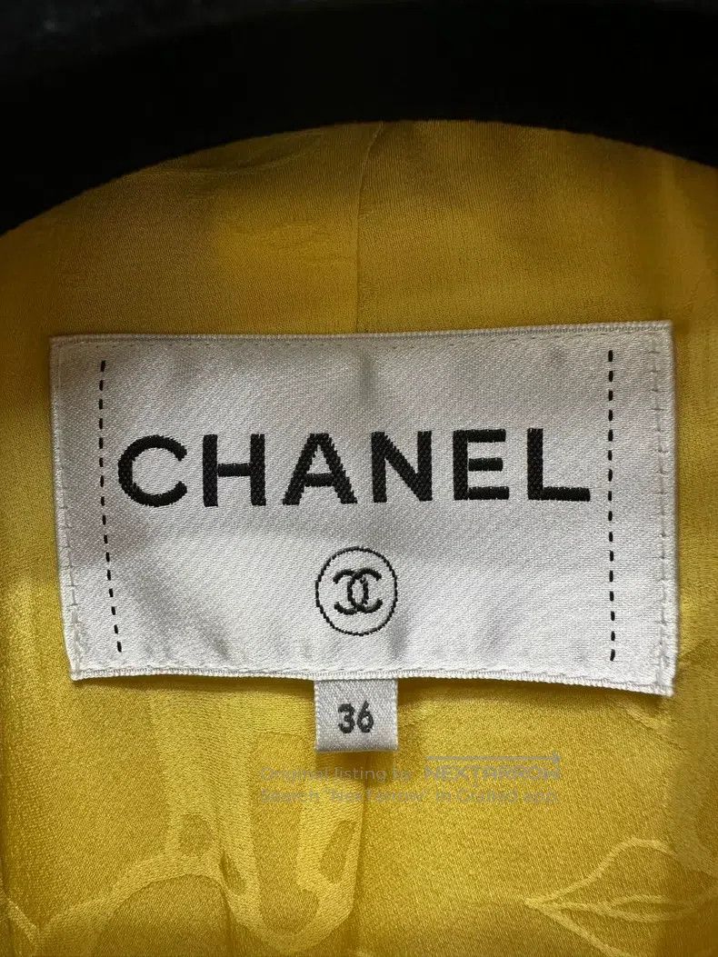 Chanel Chanel Waterfall Series Yellow Tweed Short Coat Size XS / US 0-2 / IT 36-38 - 3 Thumbnail