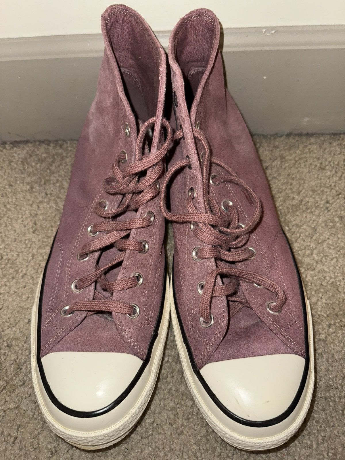 Converse Hightop Suede Sneakers Size US 11.5 / EU 44-45 - 2 Thumbnail