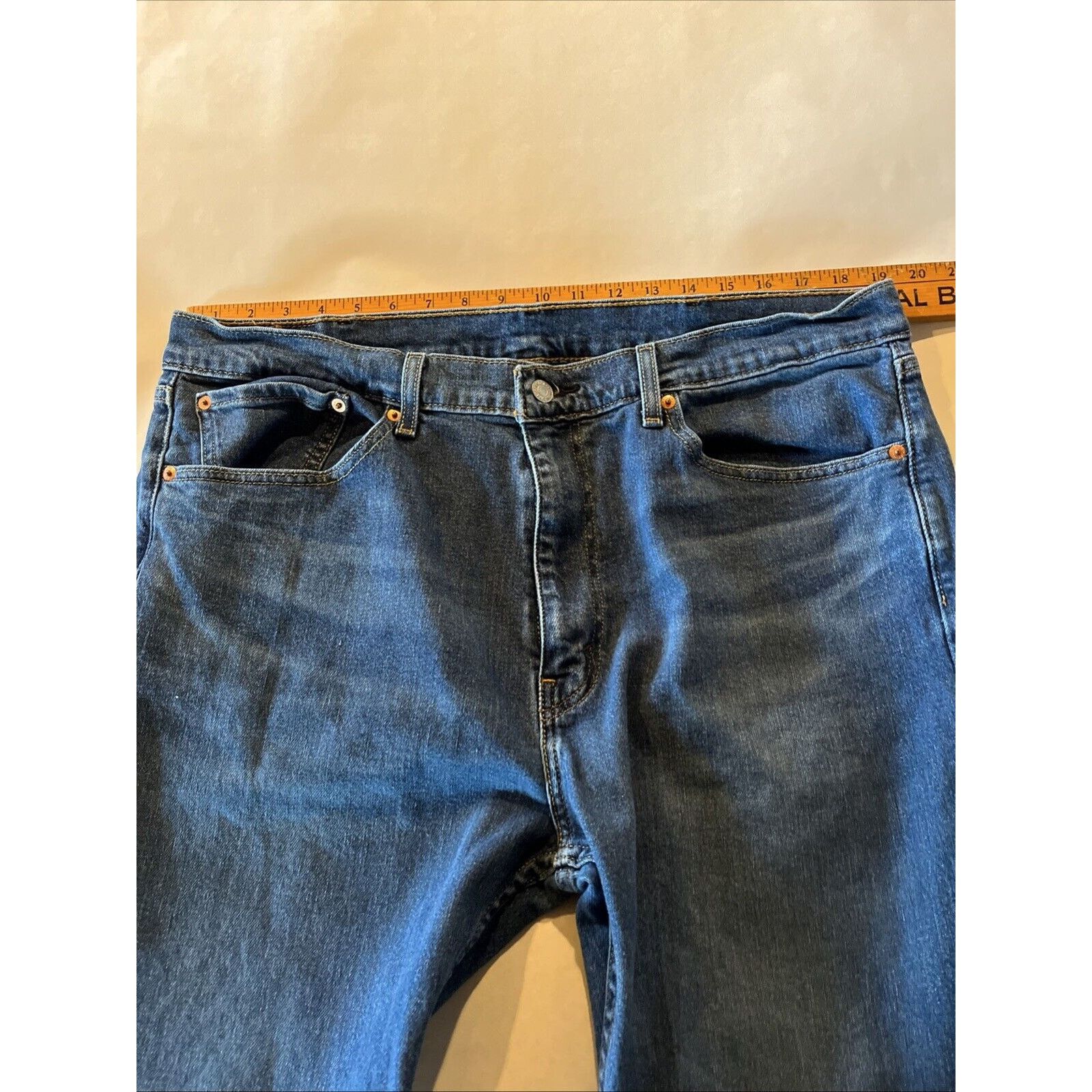 Levi's Levi’s 505 Jeans Men’s 38x31 Straight Leg Denim Cotton Blue Size US 38 / EU 54 - 5 Thumbnail