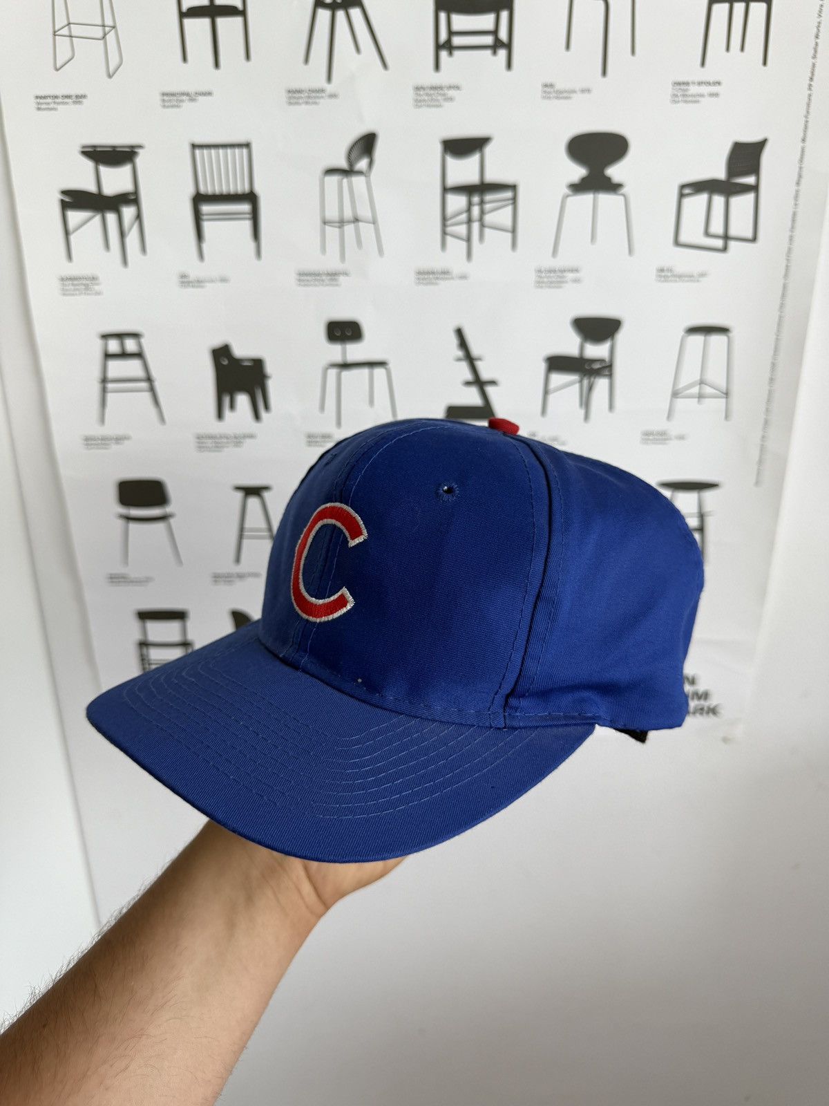 MLB Vintage 90s Chicago Cubes MLB snapback cap USA sportswear y2k Size ONE SIZE - 3 Thumbnail