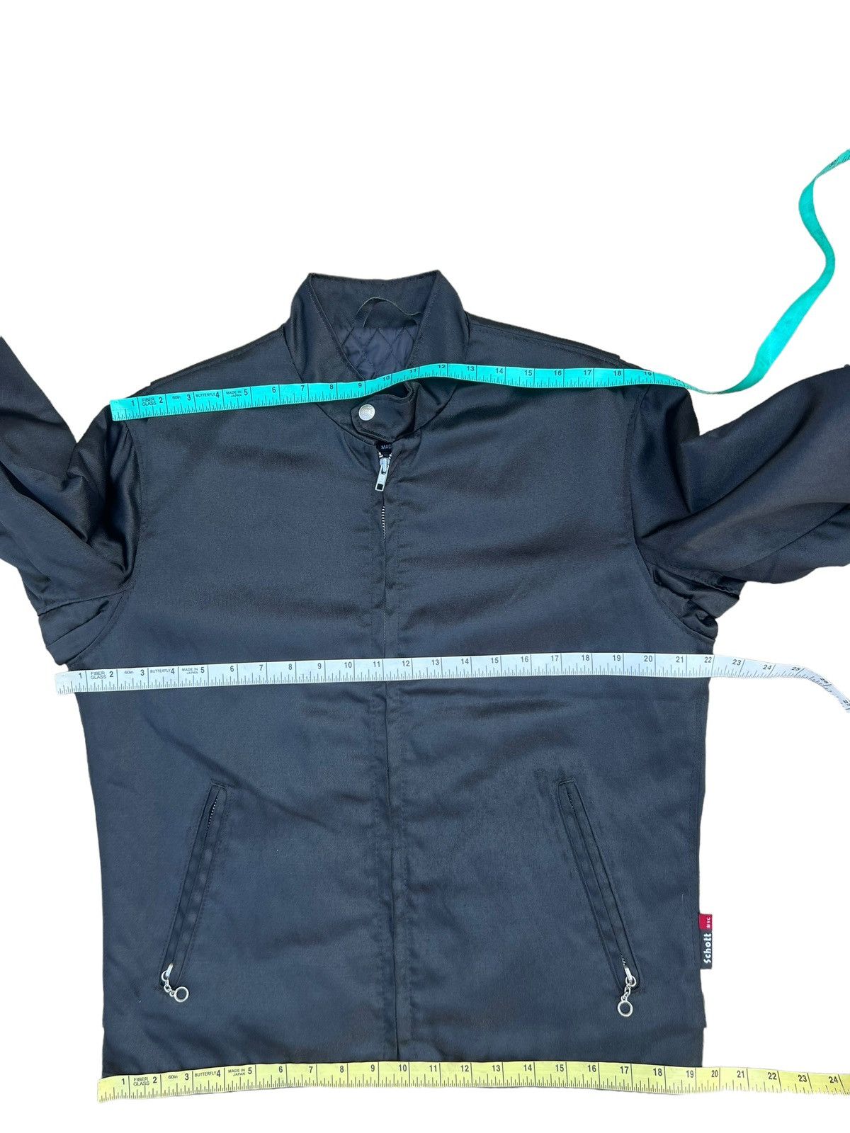 Schott Vintage Schott N.Y.C. Lot BNDL Black Nylon Racer Jacket Size US M / EU 48-50 / 2 - 3 Thumbnail