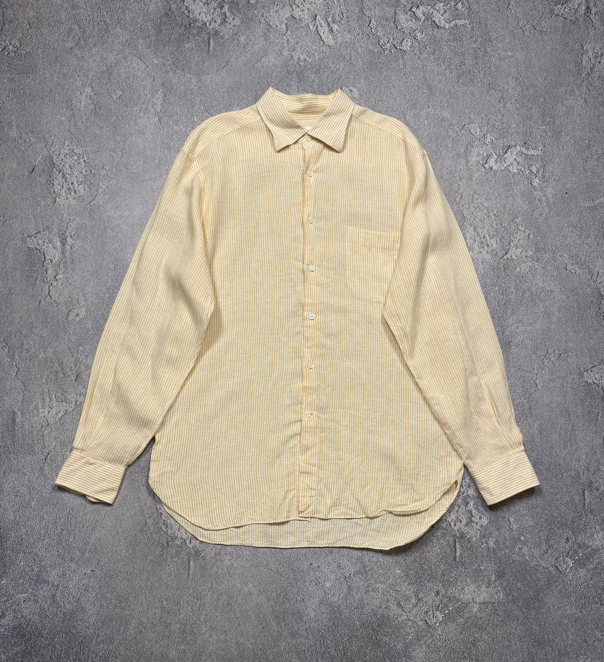 Ermenegildo Zegna Ermenegildo Zegna Linen Shirt 00s Size US XL / EU 56 / 4 - 1 Thumbnail