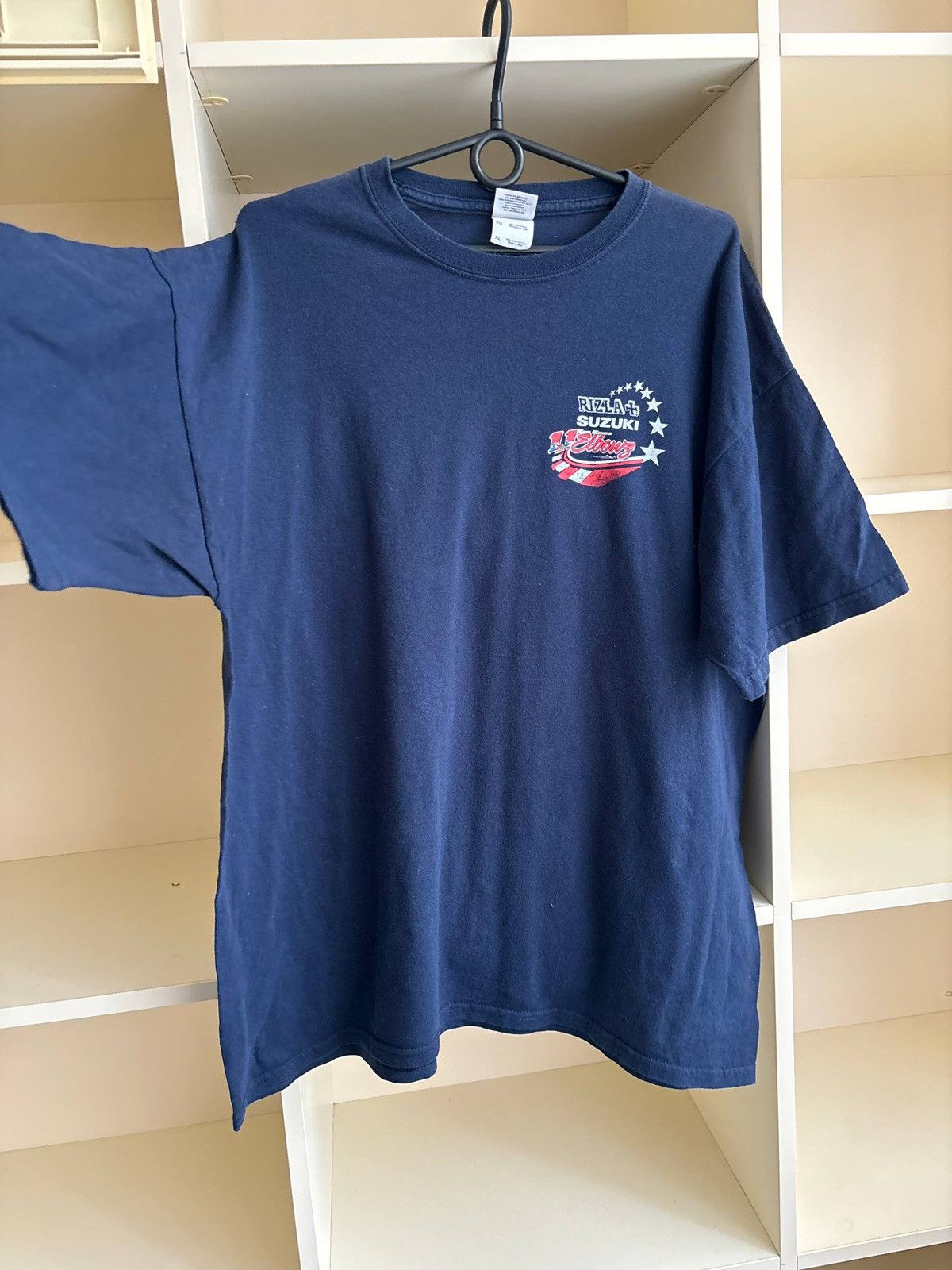 Japanese Brand Vintage Rizla Suzuki MotoGP Racing T-Shirt Ben Spies Size US XL / EU 56 / 4 - 6 Thumbnail