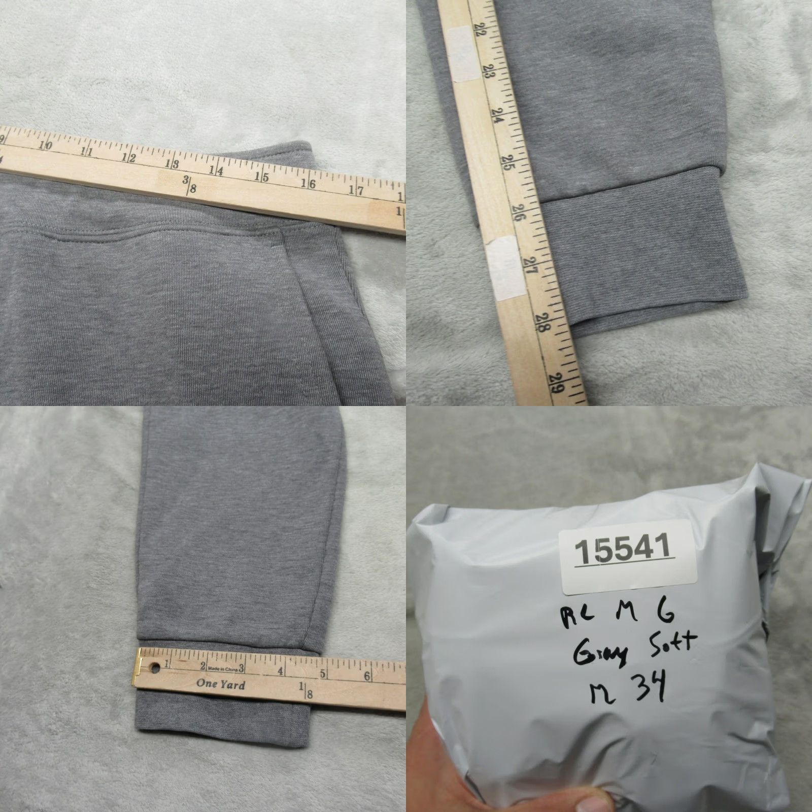 Polo Ralph Lauren Polo Ralph Lauren Sweat Pants Jogger Mens Medium Gray 32x28 Drawstring Zipper Pocket Logo Front Size US M / EU 48-50 / 2 - 8 Thumbnail