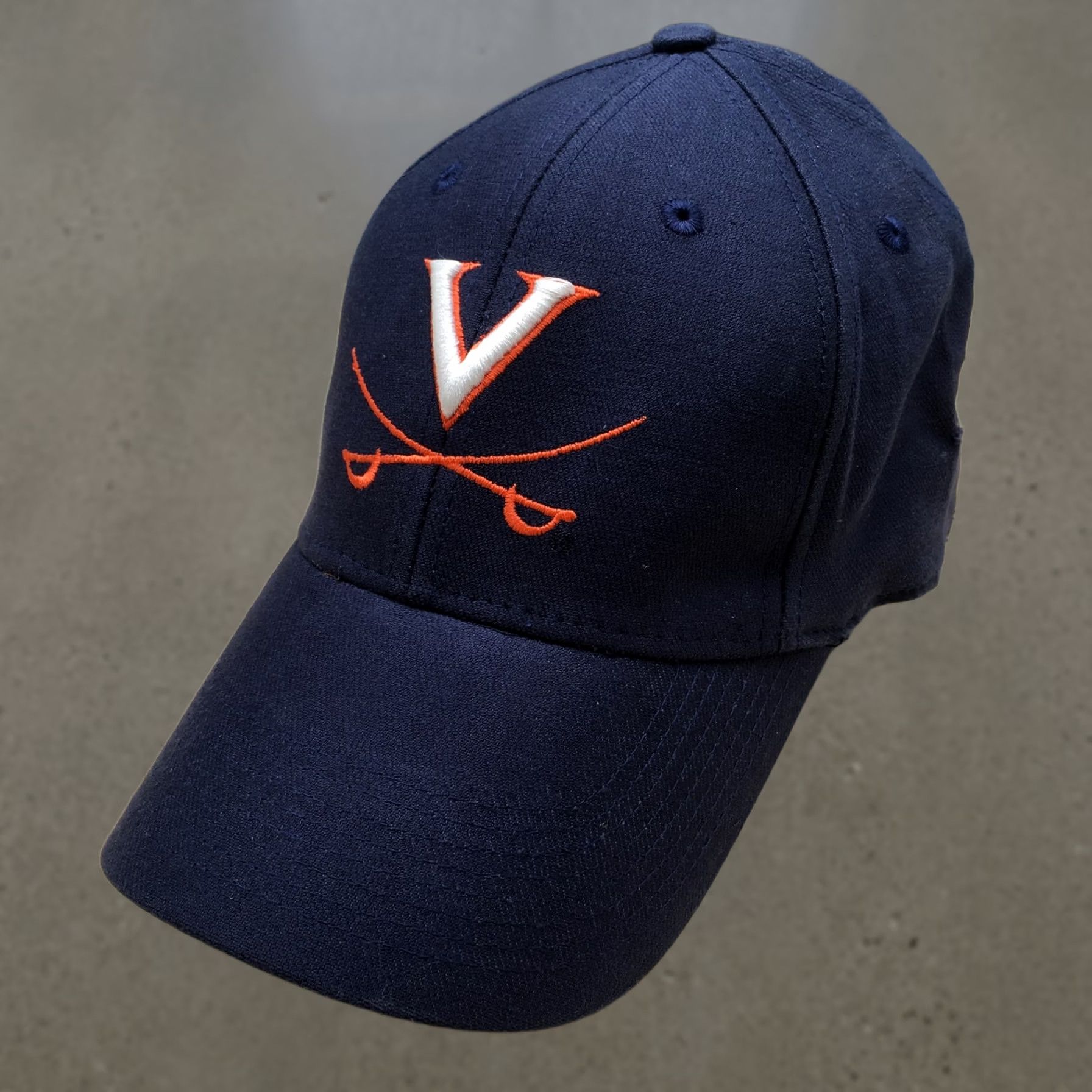 Nike Nike Virginia Cavaliers Baseball Cap Mens Blue S-M Fitted Embroidered Logo Size ONE SIZE - 1 Thumbnail