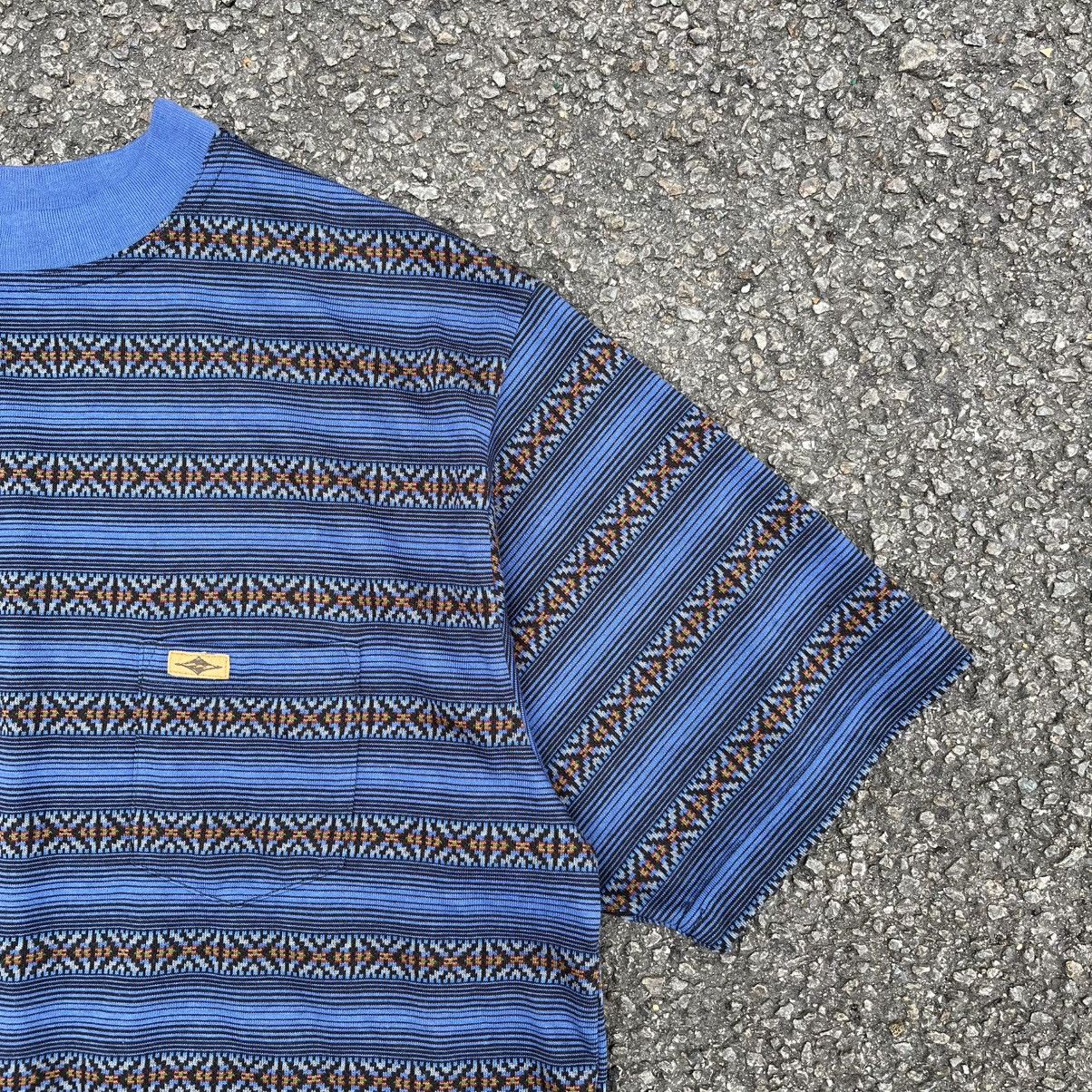 Billabong Vintage 90’s Knit Style Billabong Multicolour Stripe T Shirt Size US L / EU 52-54 / 3 - 3 Thumbnail