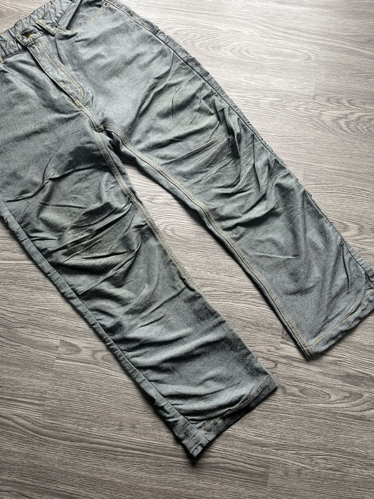 Japanese Brand 2000s Style Comme Le vent Homme Denim Stretch Pants Lgb Size US 31 - 2 Thumbnail