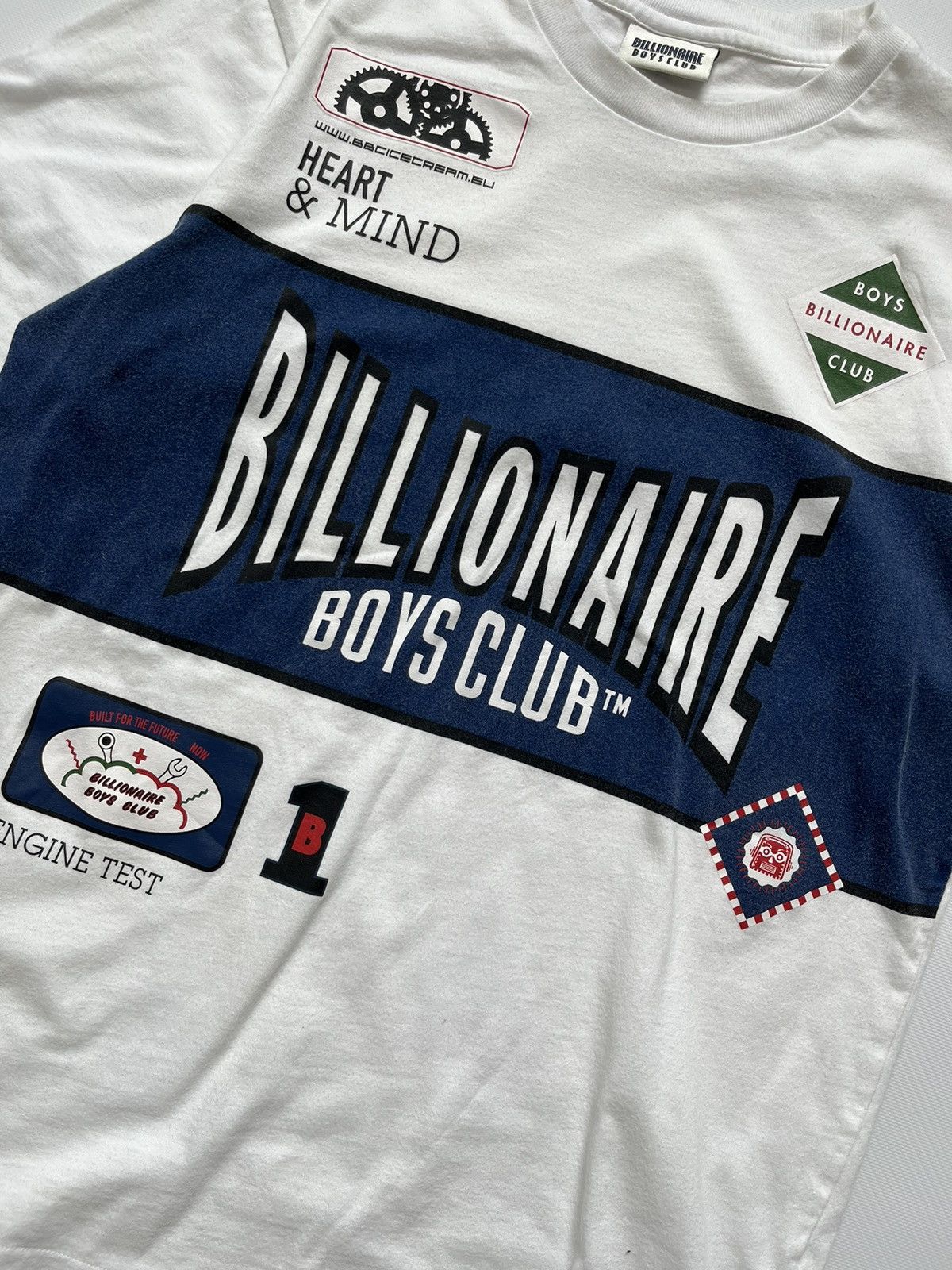 Billionaire Boys Club Billionaire Boys Club BBC Track Team Cotton Tee Shirt Size US M / EU 48-50 / 2 - 8 Thumbnail