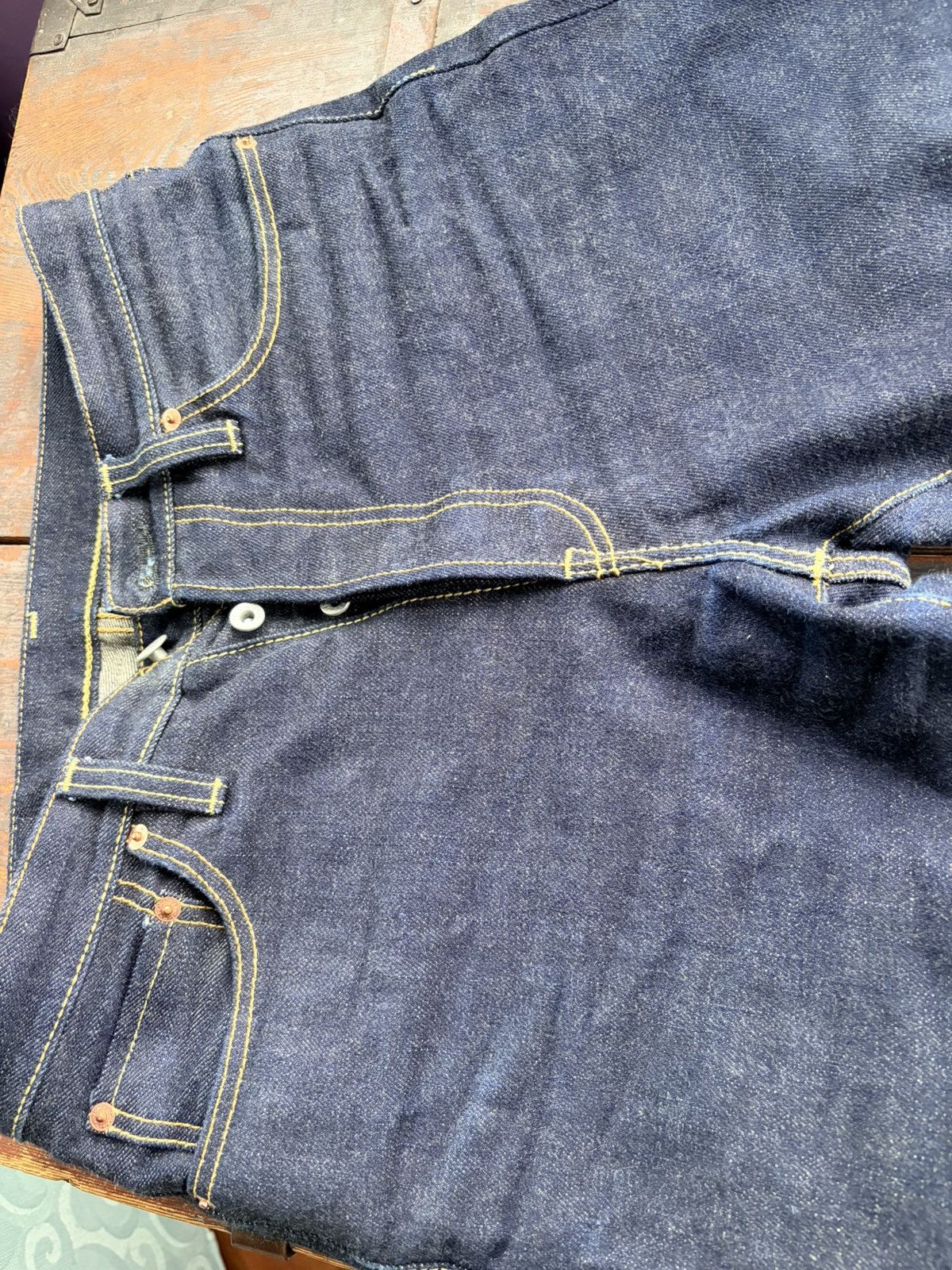 Iron Heart Iron Heart 888 18oz High Rise Tapered Vintage Selvedge sz 33 Size US 33 - 6 Thumbnail