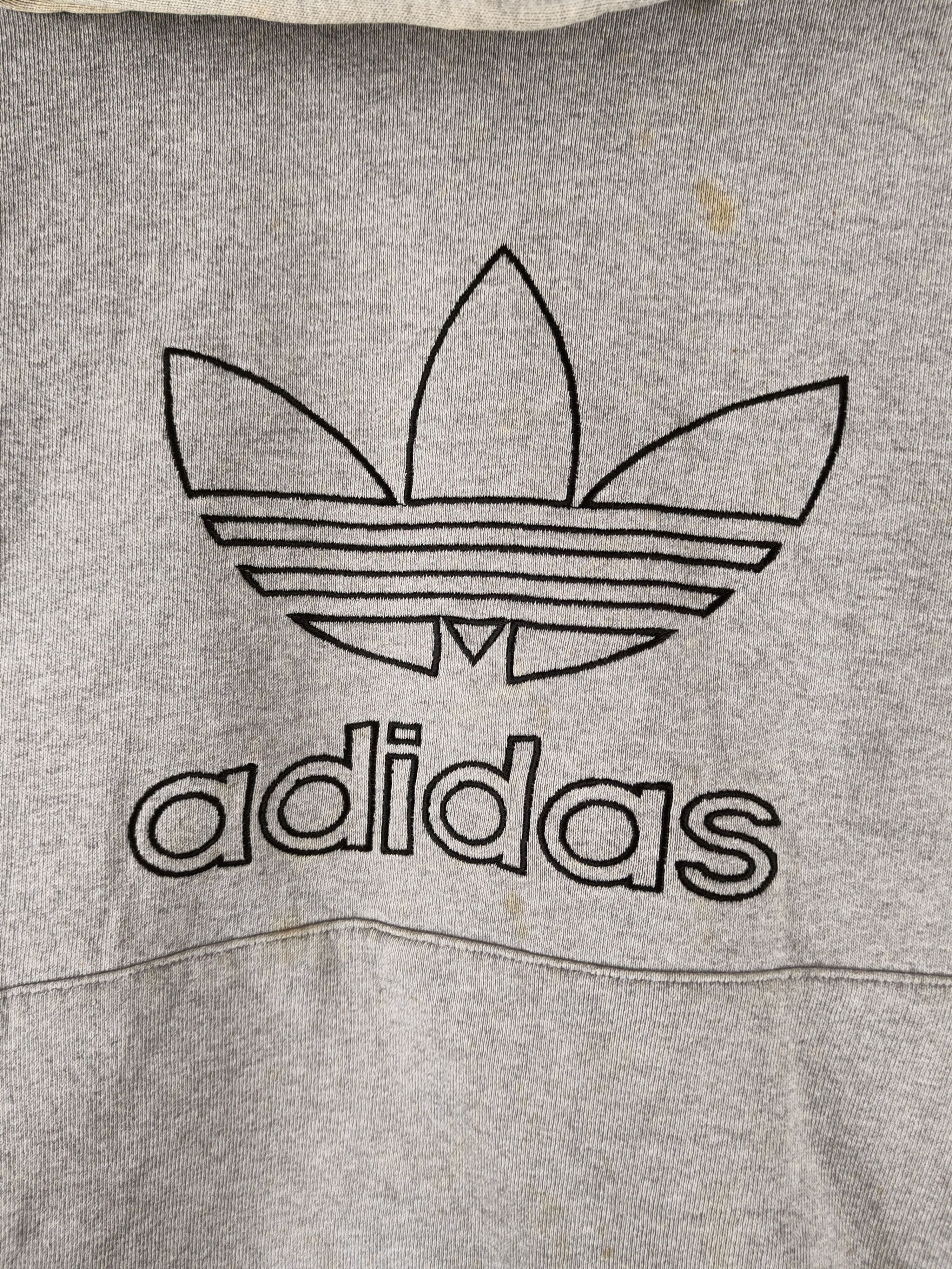 Adidas DL Adidas vintage baggie Gray Hoodie Sweatshirts #46-198 Size US M / EU 48-50 / 2 - 3 Thumbnail