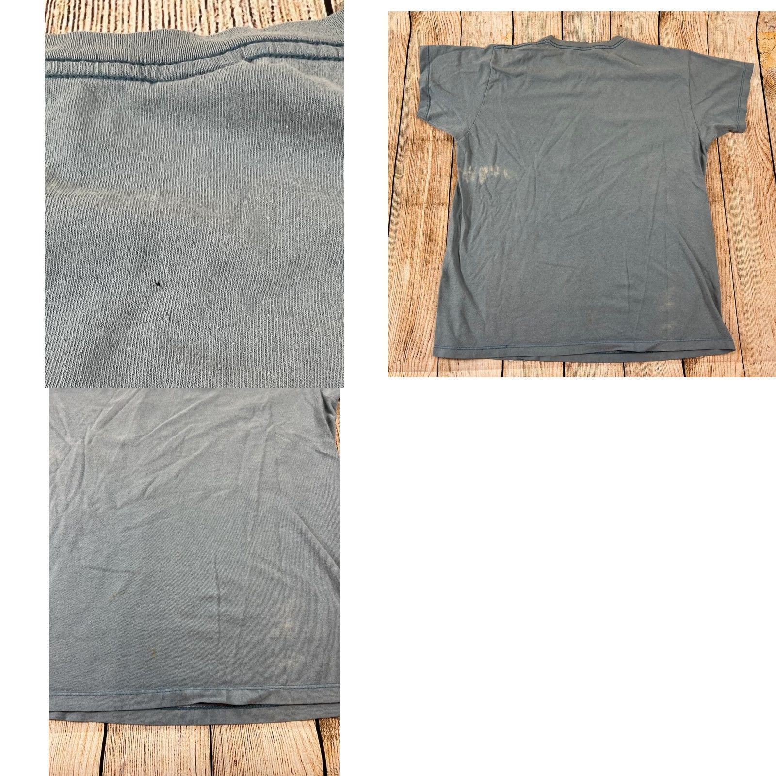 Calvin Klein VINTAGE Calvin Klein Jeans CK Vintage Blue T Shirt M Distressed Men Blue Shirt CK Vintage Distressed Mens Size US M / EU 48-50 / 2 - 8 Thumbnail