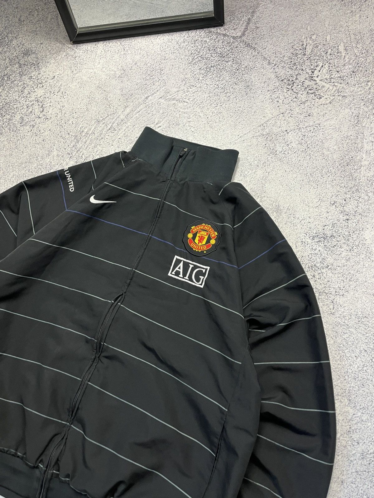 Nike 00’s Vintage Nike Manchester United 2008/09 Training Jacket Size US XL / EU 56 / 4 - 5 Thumbnail