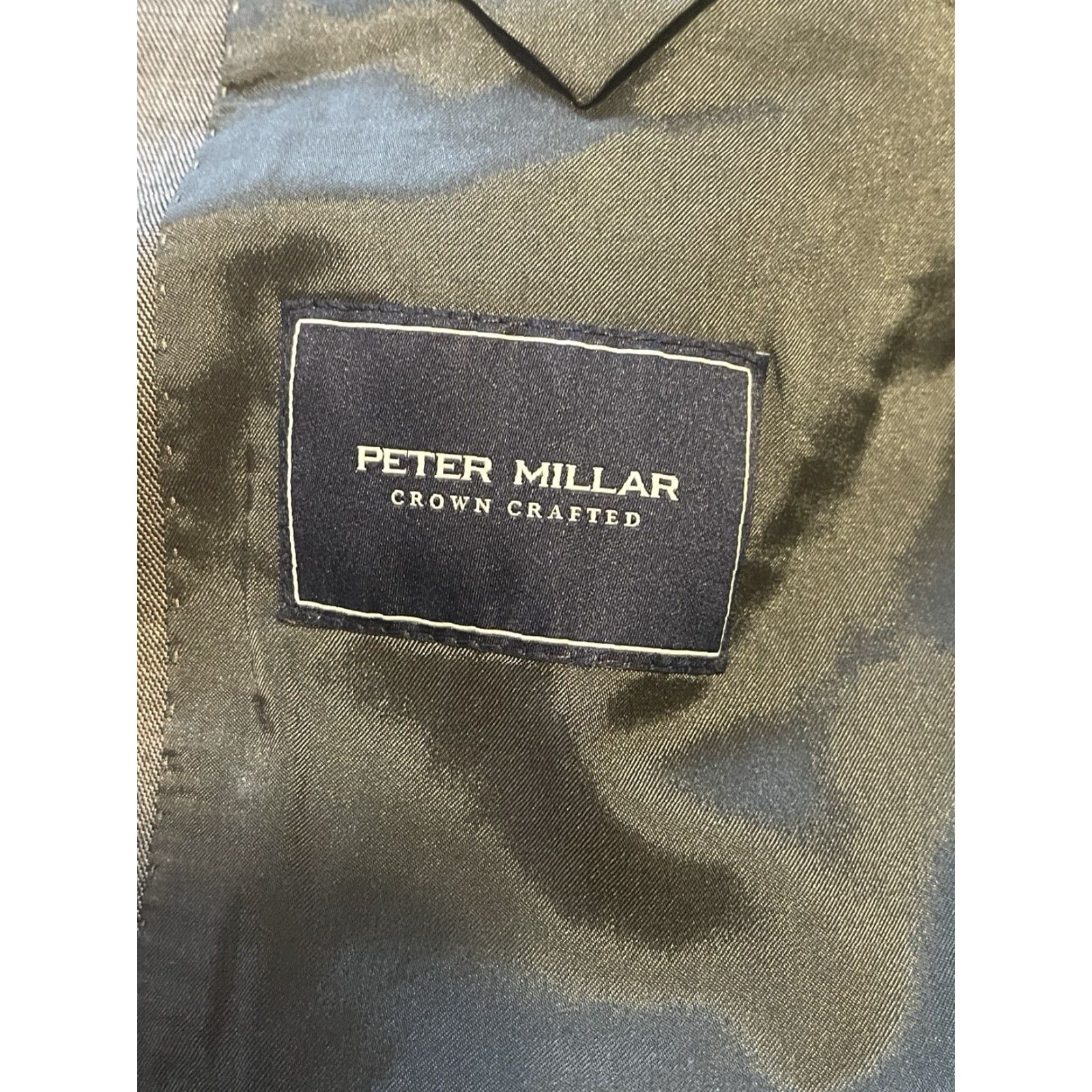 Peter Millar Peter Millar Crown Crafted Plaid Soft Jacket Blazer 40R Gray Wool Mens Casual Formal Size 40R - 4 Thumbnail