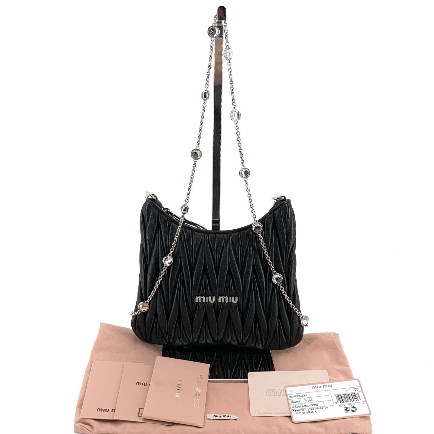 Miu Miu Crystal Chain Crossbody Bag Size ONE SIZE - 1 Thumbnail