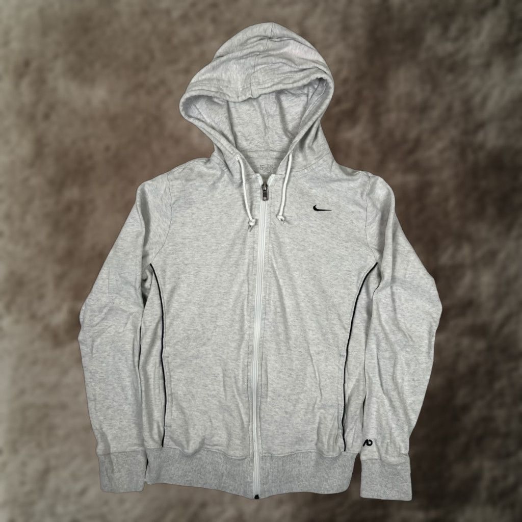 Nike VINTAGE Nike Athletic Dept Gray Hoodie Sweatshirt Women’s Medium Y2K Full Zip Hoodie Size M / US 6-8 / IT 42-44 - 1 Thumbnail