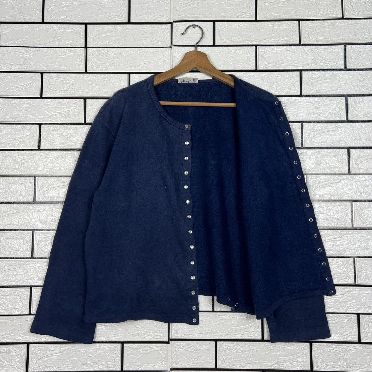agnes b. Vintage 90's agnes b. Snap Button Cardigan Jacket #4031-C183 Size US S / EU 44-46 / 1 - 8 Thumbnail