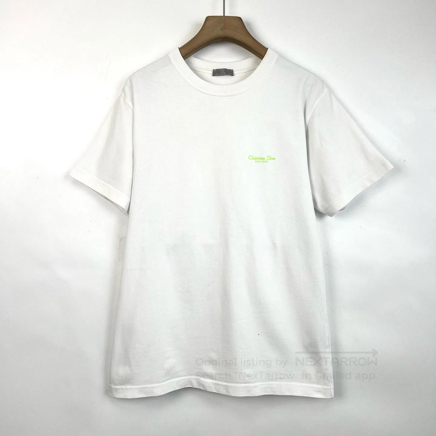 Dior Dior White Embroidered Logo Loose T-shirt. Size S / US 4 / IT 40 - 1 Thumbnail