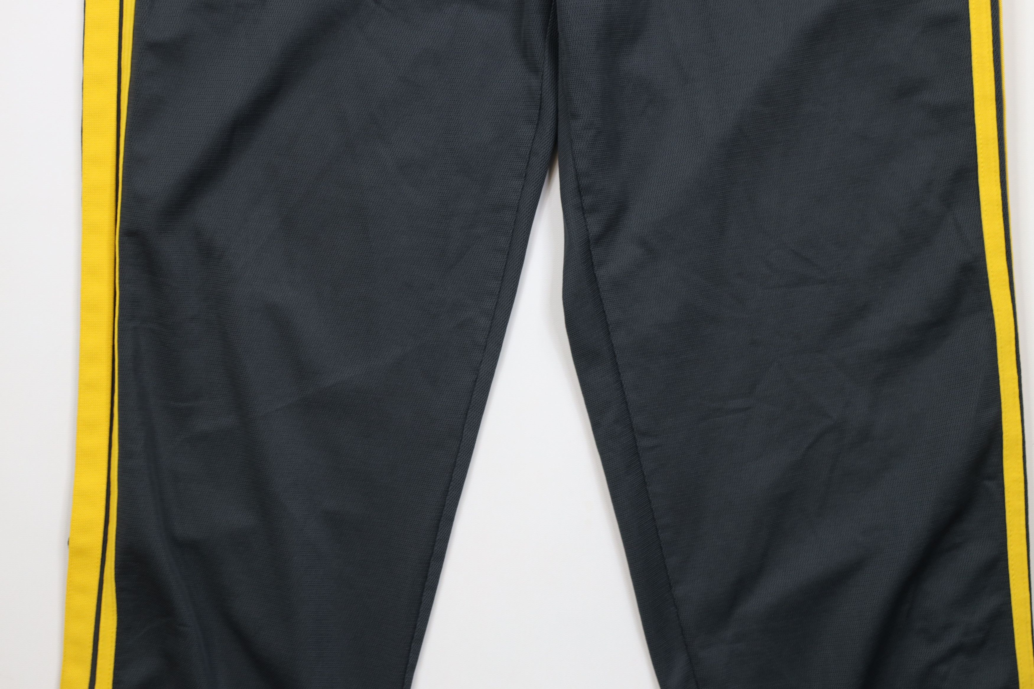 Nike AS IS Vintage Nike Mini Swoosh Striped Wide Leg Pants Gray Size US 38 / EU 54 - 3 Thumbnail
