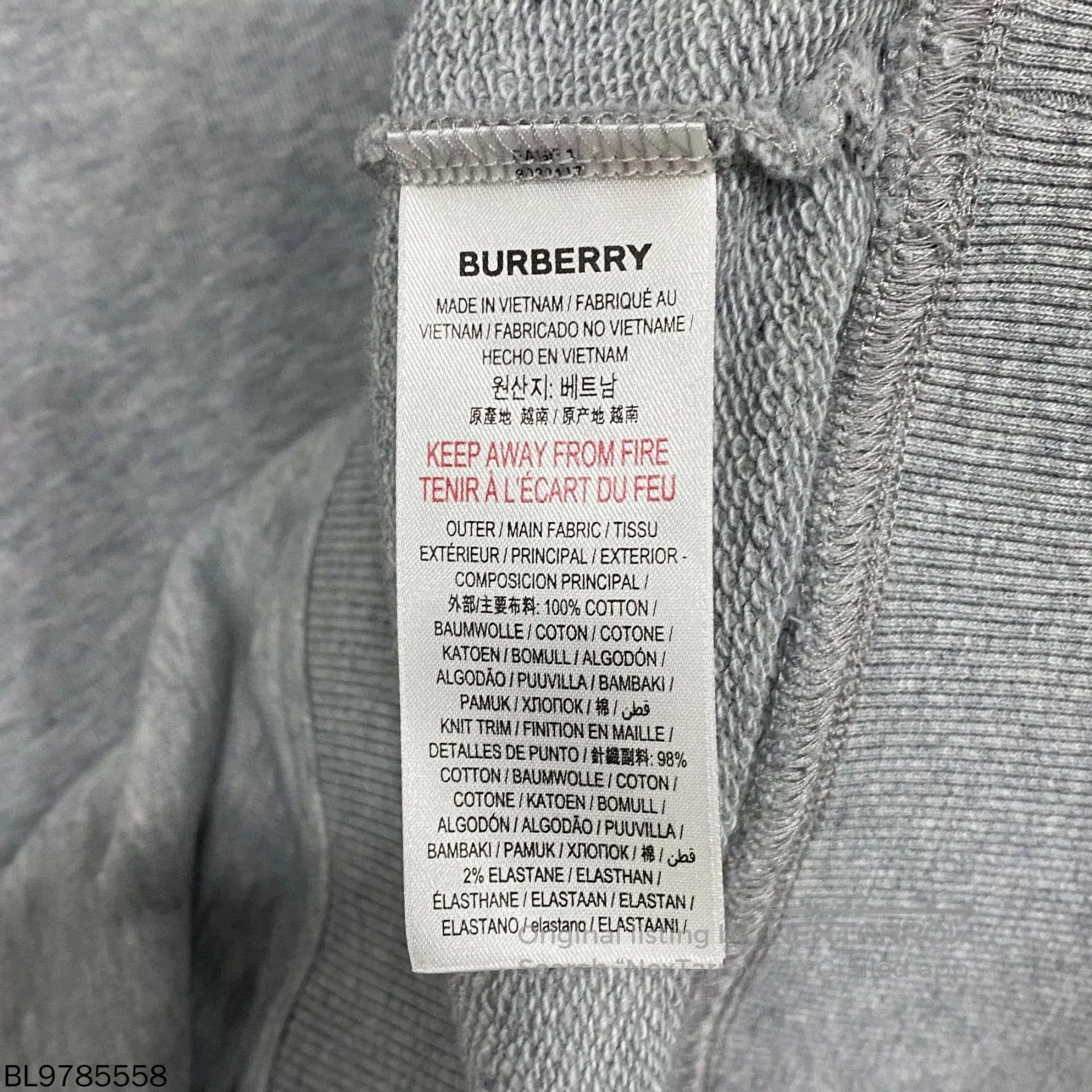 Burberry Burberry Deer Embroidered Logo Sweatshirt. Size US M / EU 48-50 / 2 - 7 Thumbnail