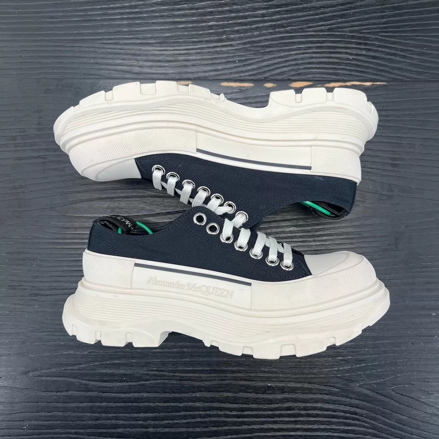Alexander McQueen Alexander McQueen Black & White Martin Boots Size 37.5 Size US 7 / IT 37 - 5 Thumbnail