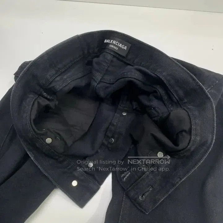 Balenciaga Balenciaga Black Loose Straight Leg Jeans. Size US 30 / EU 46 - 5 Thumbnail