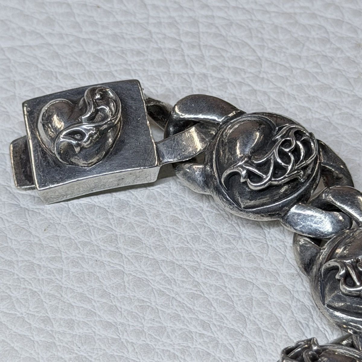 Chrome Hearts Chrome Hearts Multi Heart ID Box Bracelet Size ONE SIZE - 3 Thumbnail